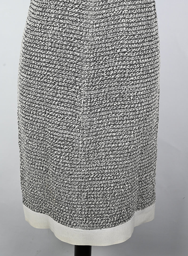 Chanel Black and White Tube Dress Size 40 - Elegant & Timeless Women's Fashion for Parties, Cocktails & Special Occasions