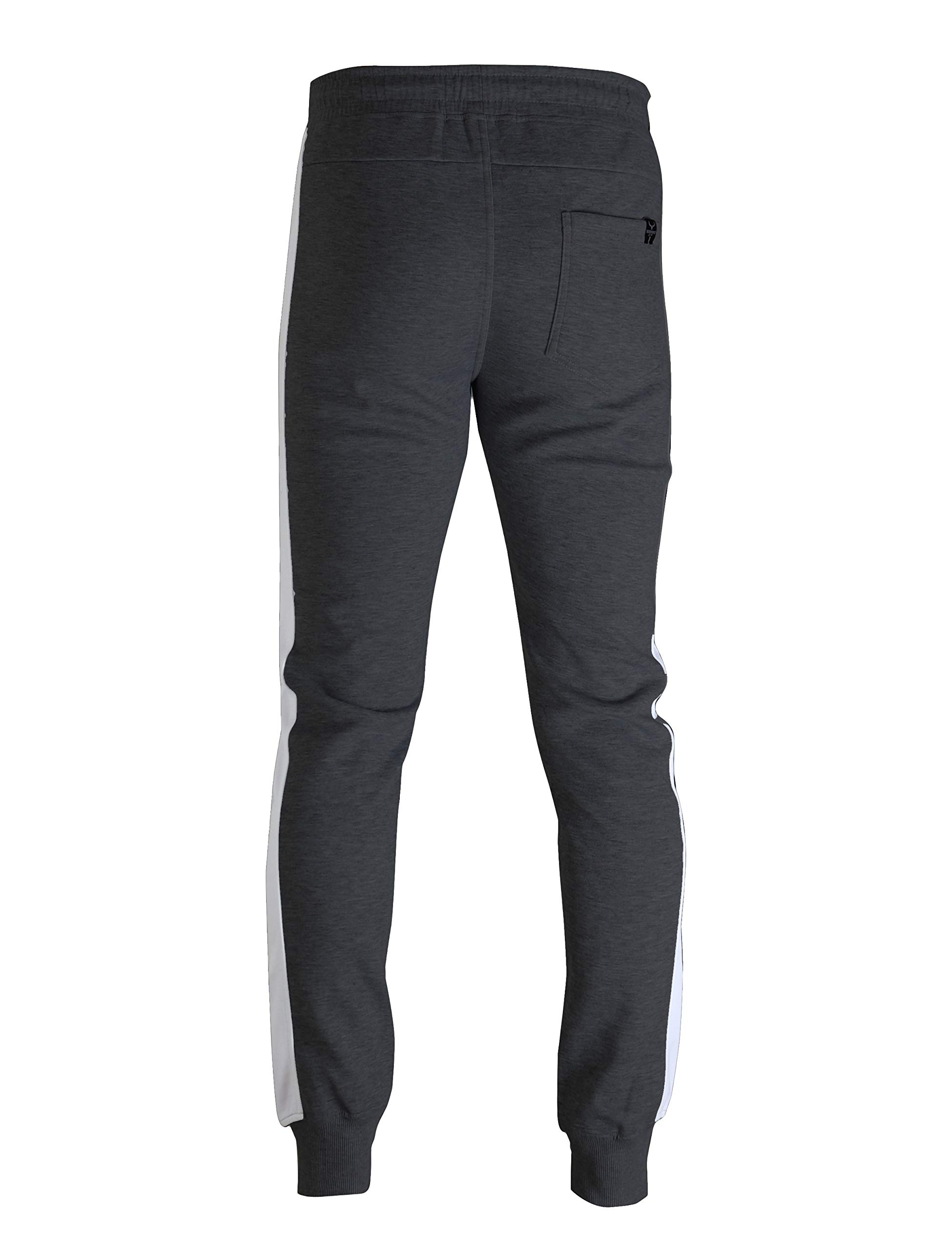 SCREENSHOT Men's Spandex Fleece Athletic Jogger Pants - Gym Workout, Running & Casual Sweatpants for Men - Lightweight & Comfortable for Fitness, Training & Lounge Wear