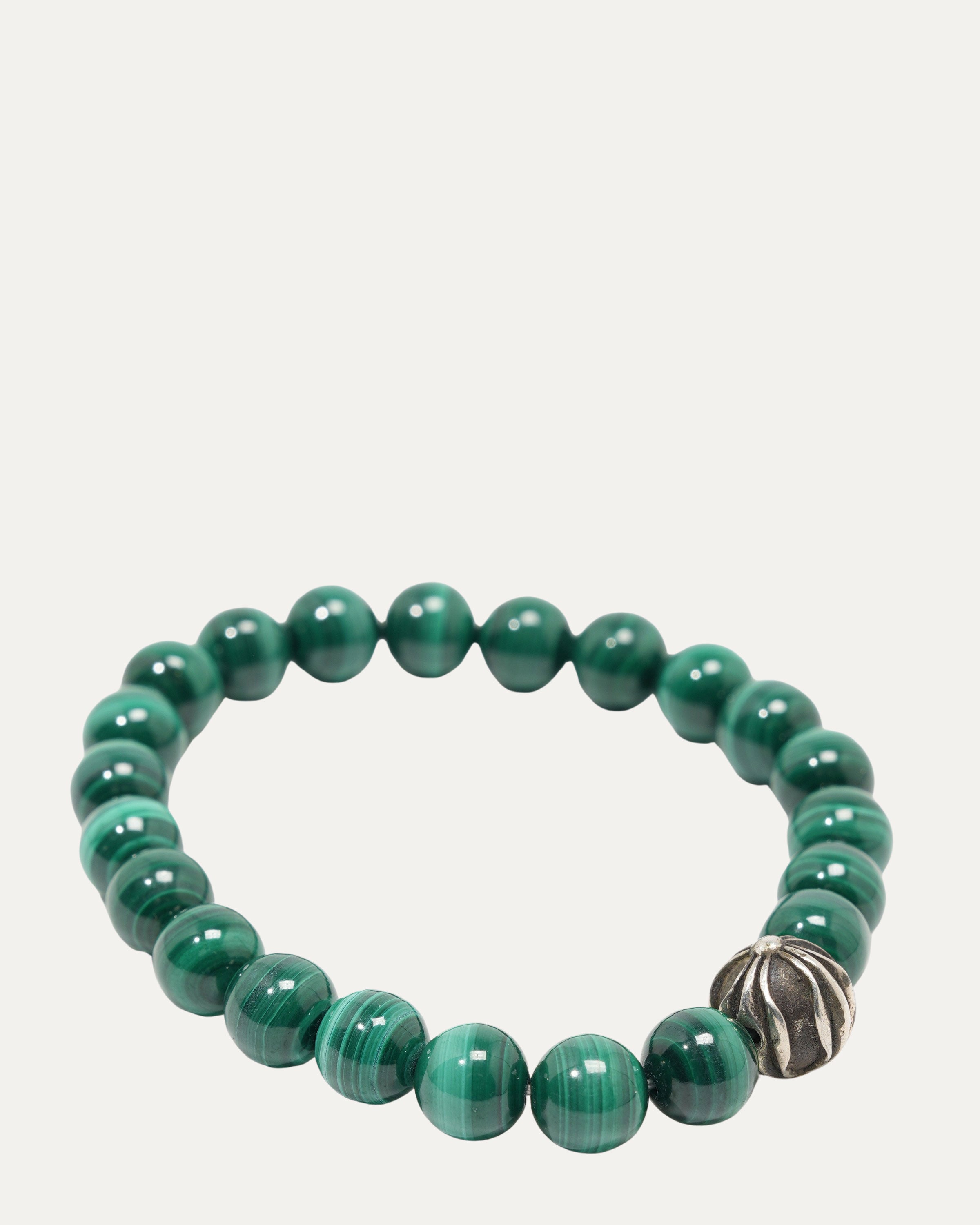6mm Beaded Bracelet for Women & Men - Stretch Elastic Crystal Ball Beads, Boho Chic Jewelry for Everyday Wear, Yoga, Meditation & Gifting