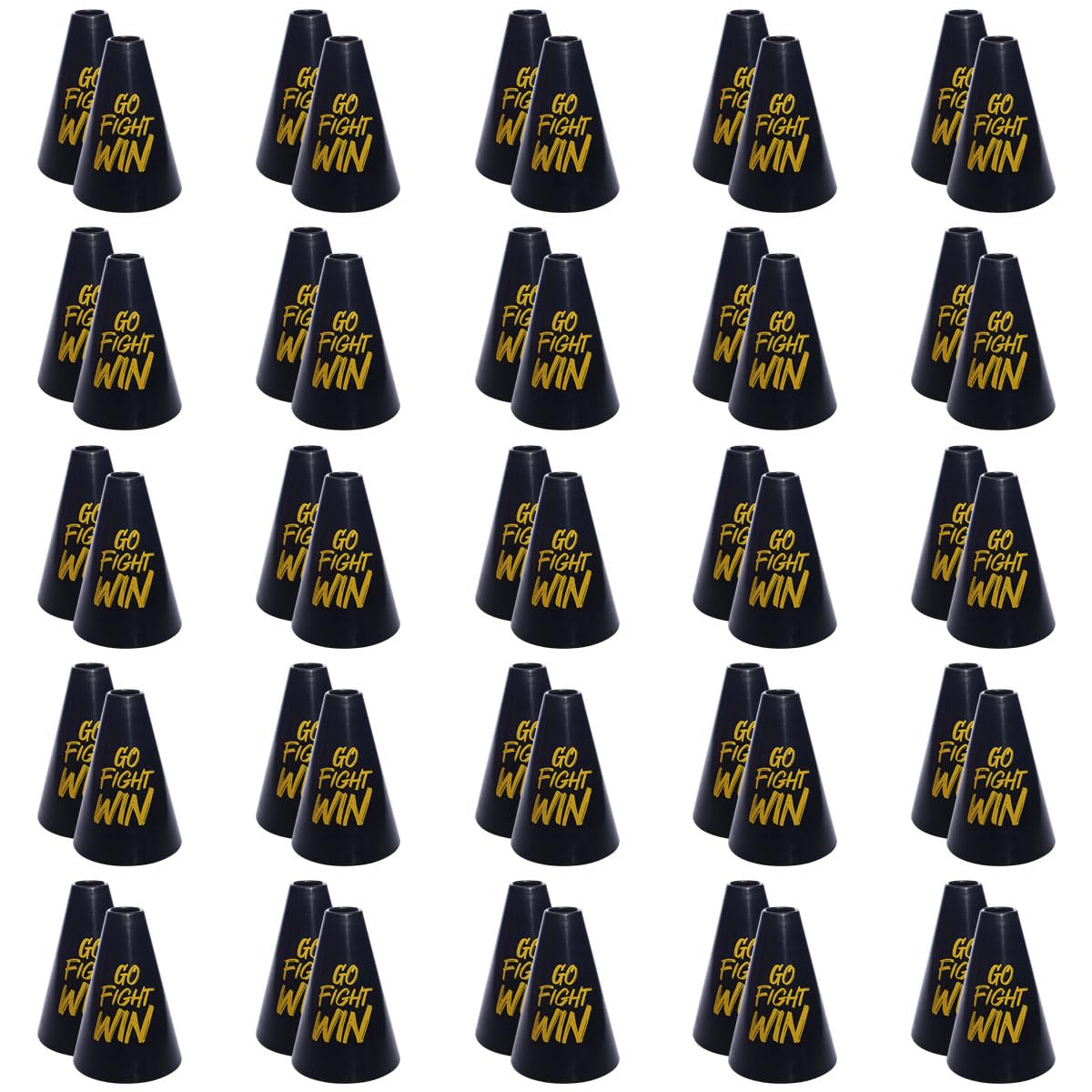 Anderson's Go Fight Win Megaphone Set - 7 Inch Cheerleading Megaphone in School Colors, Perfect for Cheerleaders, Sports Fans & Team Spirit Events - Great for Games, Pep Rallies & School Events