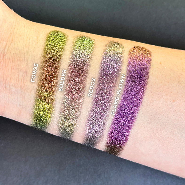 Vibrant Redox Dimensional Multichrome Eyeshadow Palette - Long Lasting Pressed Pigment Makeup for Stunning Eye Looks | Perfect for Party, Night Out & Special Occasions