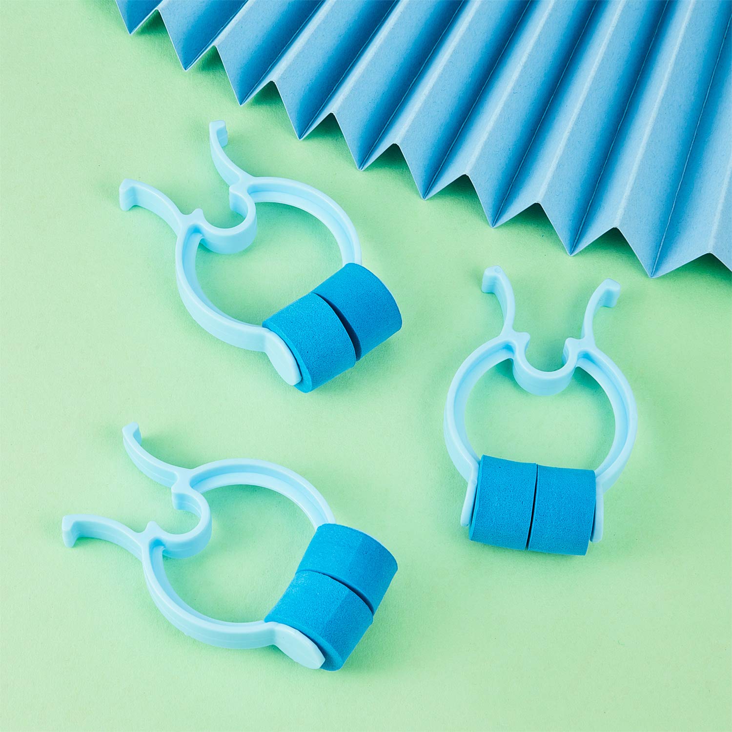 16pcs Nose Clips for Swimming & Emergency - Plastic Foam Nasal Stoppers