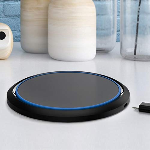 Doogee S90 Pro Wireless Charger - 15W Qi-Certified Fast Charging PowerDisc with QC3.0 Compatibility | Desktop Charging Pad for Home, Office & Travel