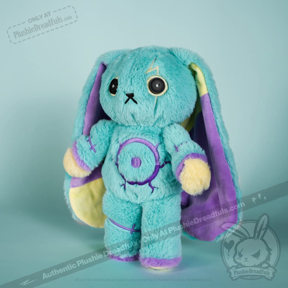 Plushie Dreadfuls Epilepsy Awareness Rabbit - Soft Stuffed Animal Toy for Support & Comfort | Cute Plush Bunny Gift for Medical Conditions, Therapy & Home Decor