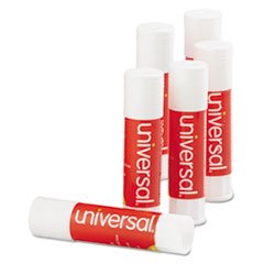 6 Pack Value Bundle - UNV75748 Permanent Glue Sticks, .28 oz (12 Sticks per Pack) - Strong Adhesive for Crafts, DIY Projects, School & Office Supplies