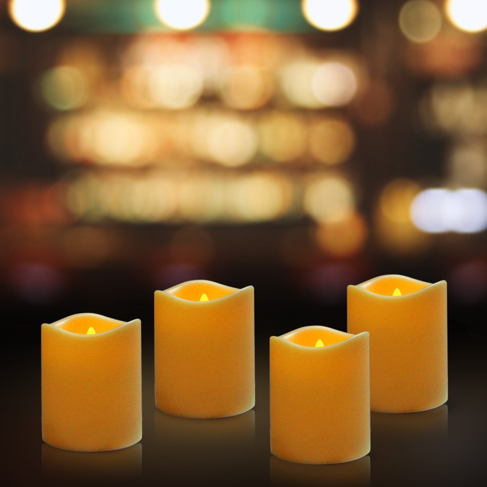Flameless LED Tea Light Candles with Timer - Battery Operated, 6H On/18H Off Auto Cycle - Perfect for Wedding, Party, Home Decor & Romantic Ambiance