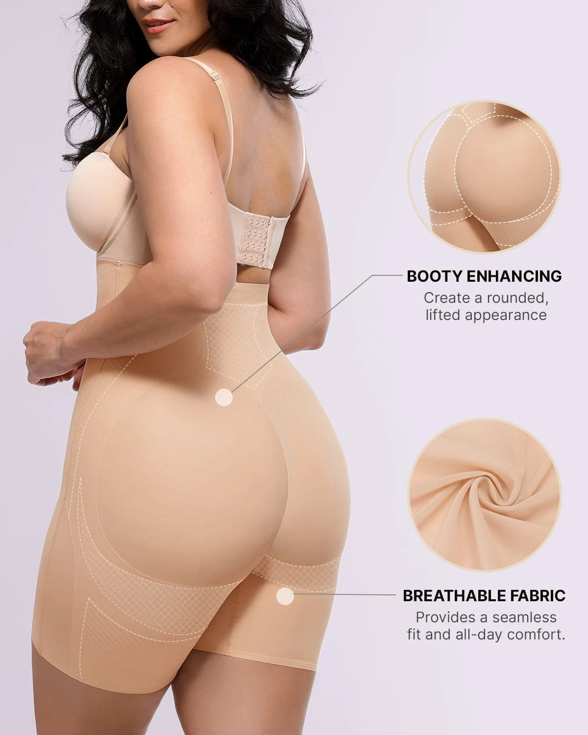 AirSlim® Tummy Control Shapewear Shorts - High Waisted Slimming Underwear for Women | Perfect for Workout, Yoga & Everyday Wear