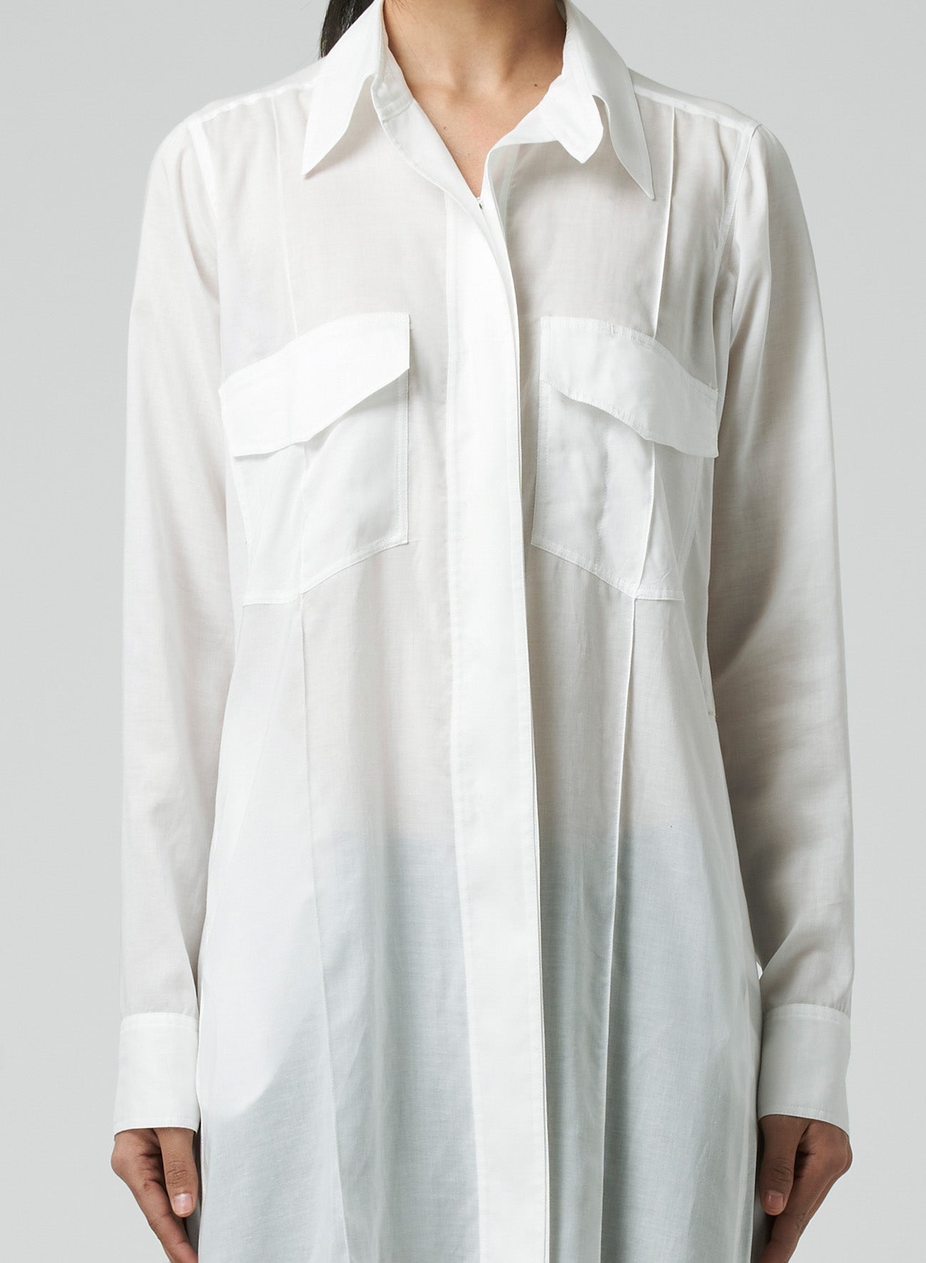 Breathable Cellulose Lawn Workwear Long Shirt Dress for Women - Perfect for Gardening, Outdoor Work & Casual Summer Wear