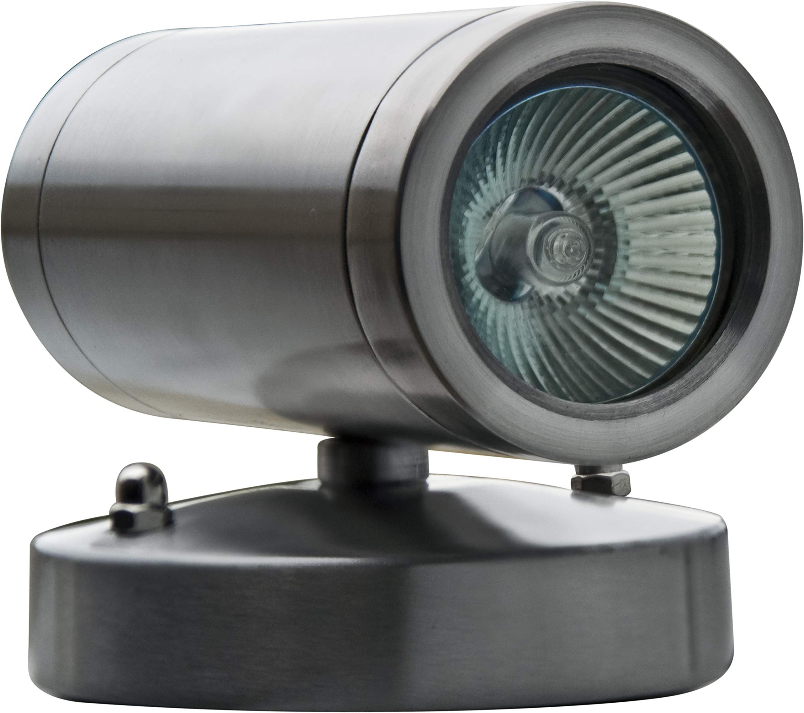 LV49-LED7-SS 12V 7W LED MR16 Recessed Up and Down Light in Electro-Plated Stainless Steel - Perfect for Modern Home, Office, and Retail Lighting