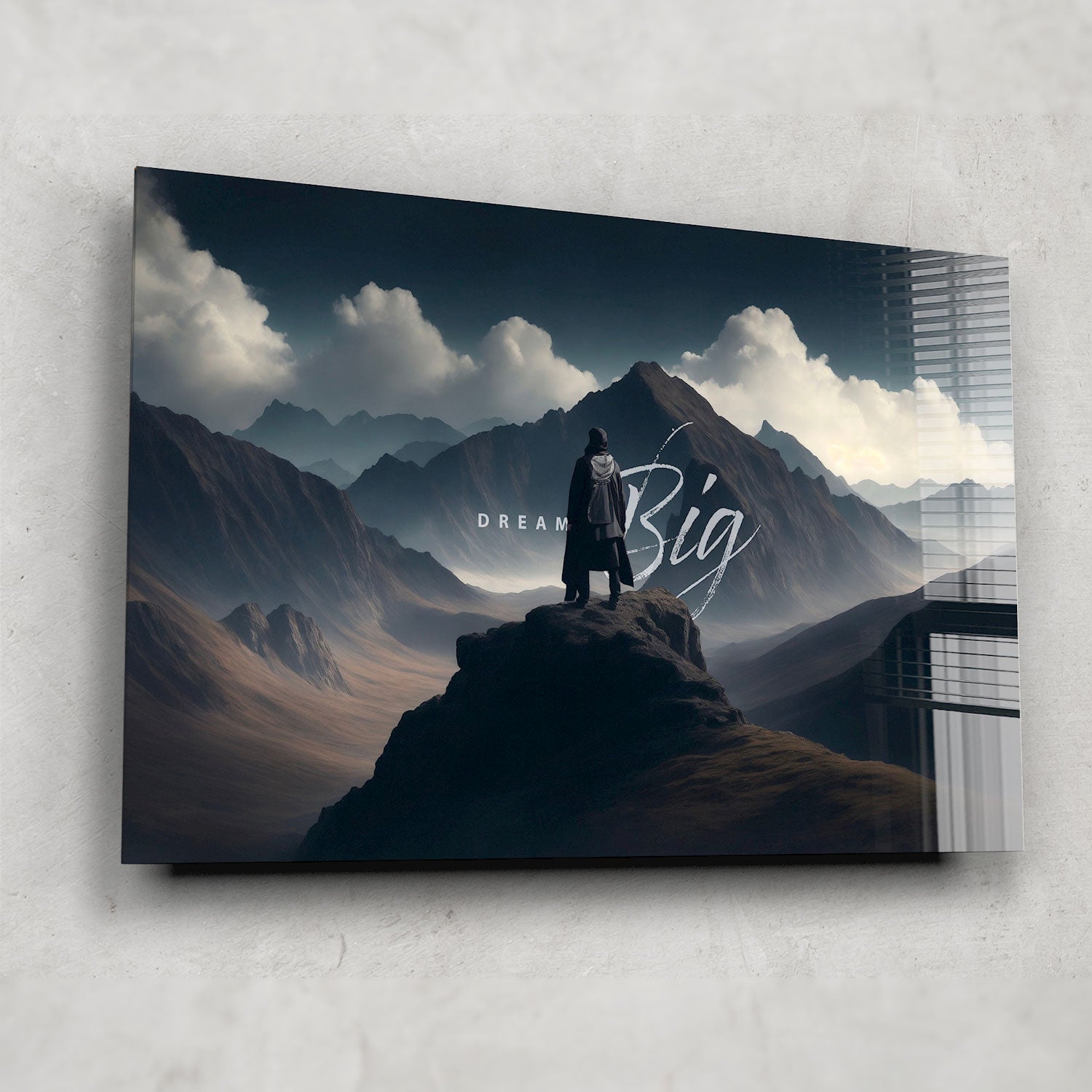 Dream Big - Inspirational Wall Art & Motivational Decor for Home, Office & Gifts - Perfect for Bedrooms, Living Rooms & Workspaces