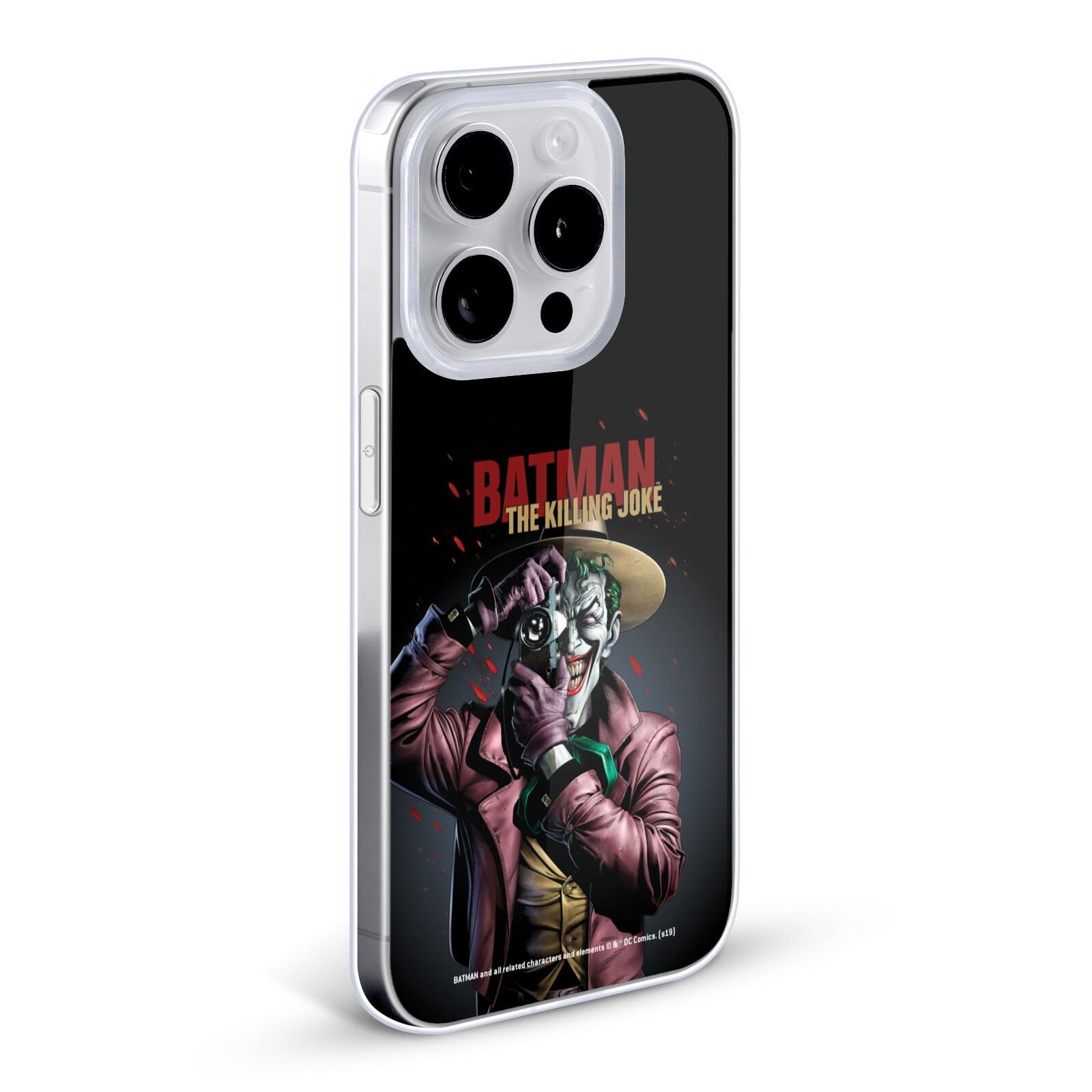 Officially Licensed Batman DC Comics Joker The Killing Joke iPhone 13 Pro Max Case | Soft Gel Phone Cover Featuring Famous Comic Book Art | Perfect for Superhero Fans & Comic Collectors (Gaming, Cosplay, Daily Use)