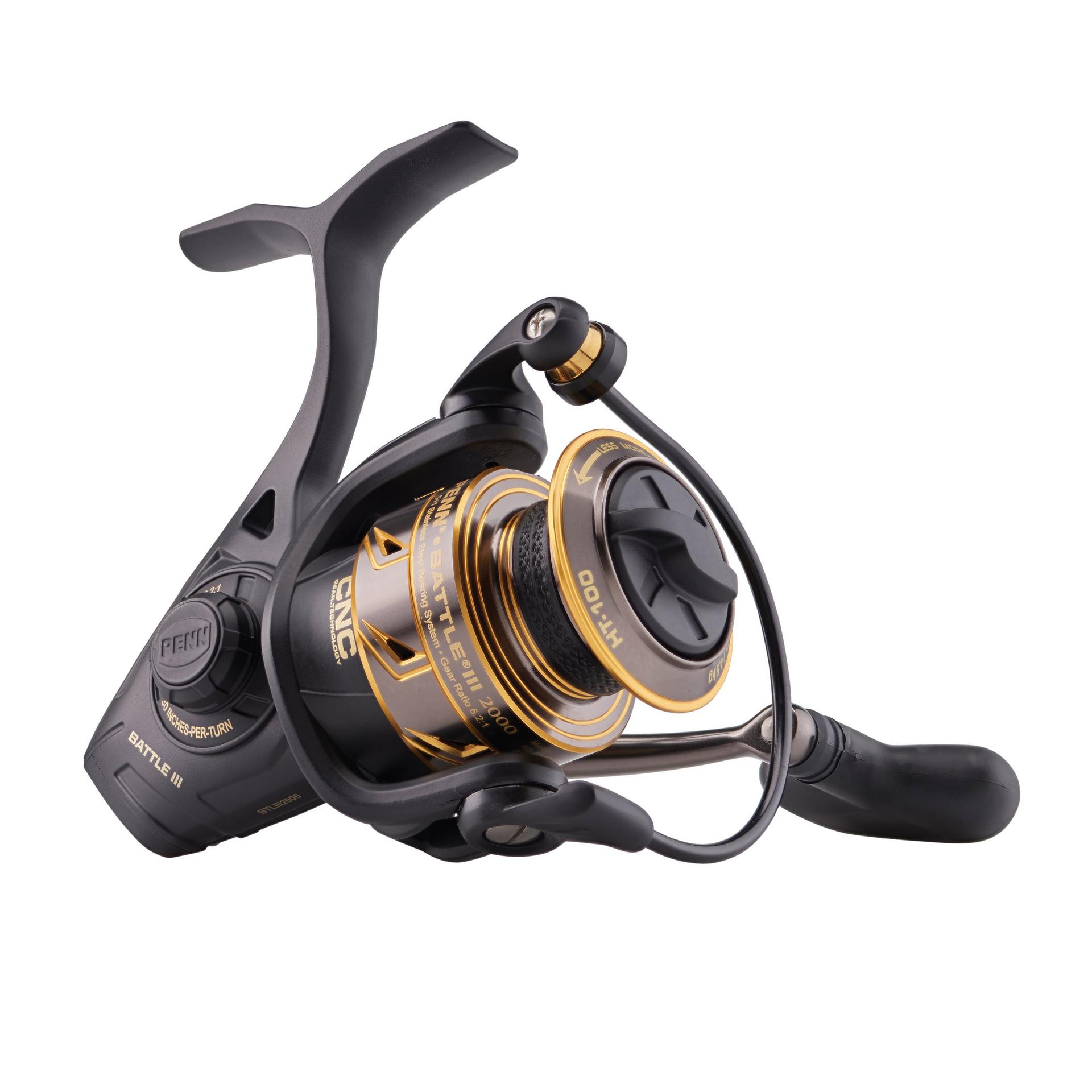 Battle® III Spinning Reel - High Performance Saltwater Fishing Reel with Smooth Drag System | Perfect for Offshore, Surf, and Pier Fishing Adventures