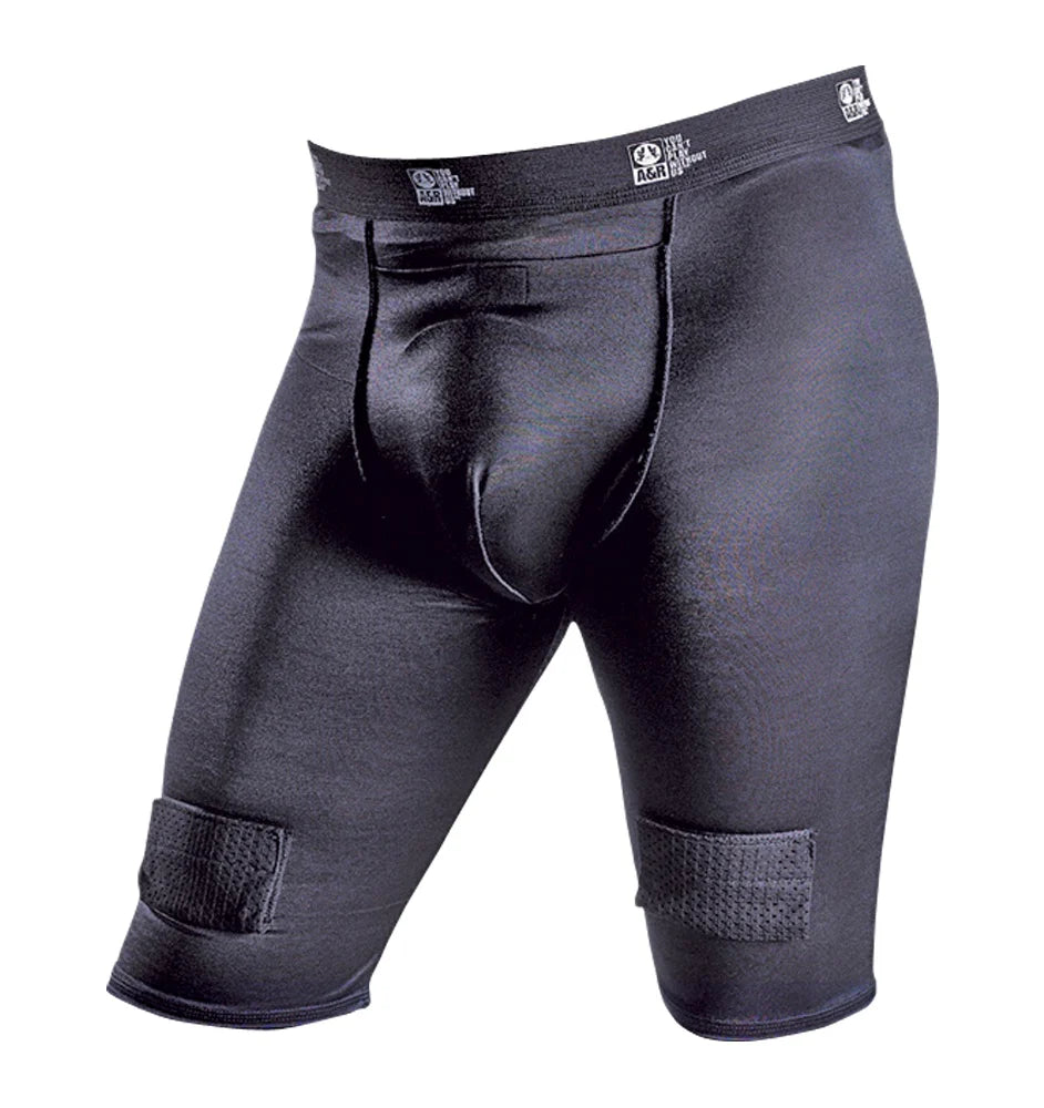 A&R JohnnyGard Compression Hockey Jock Shorts - Breathable Protective Underwear for Hockey Players - Perfect for Ice Hockey, Field Hockey & Sports Training
