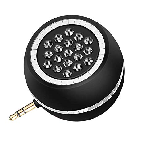 K-Tech B5 Mini Portable Bluetooth Speaker - 3W Powerful Sound with Clear Bass, 3.5mm AUX Audio, Plug & Play for iPhone, iPad, Smartphones - Perfect for Travel, Outdoor, Home & Office Use - Black