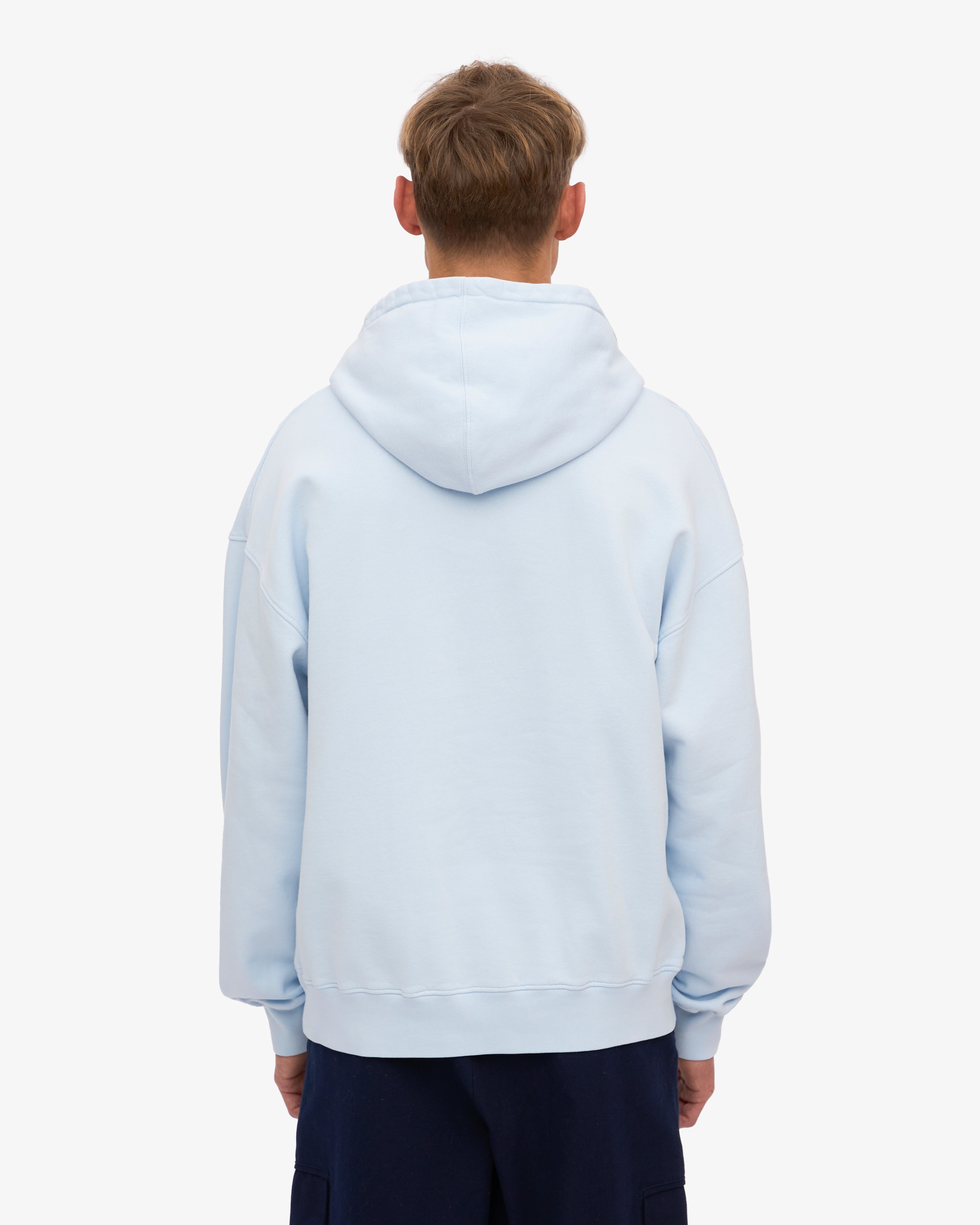 Organic Oversized Hoodie - Polar Blue | Cozy Unisex Sweatshirt for Casual Wear & Loungewear | Perfect for Fall & Winter Outfits