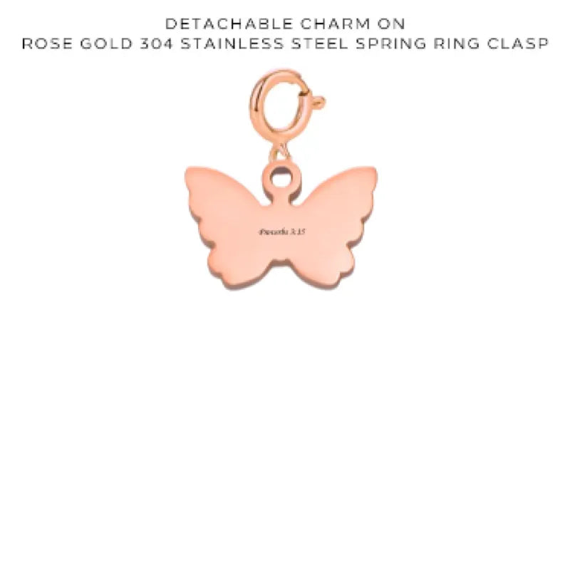 Personalized Engraved Charms with Detachable Clasp - Custom Name Jewelry Gift for Women - Perfect for Necklaces, Bracelets & Keychains - $10.00