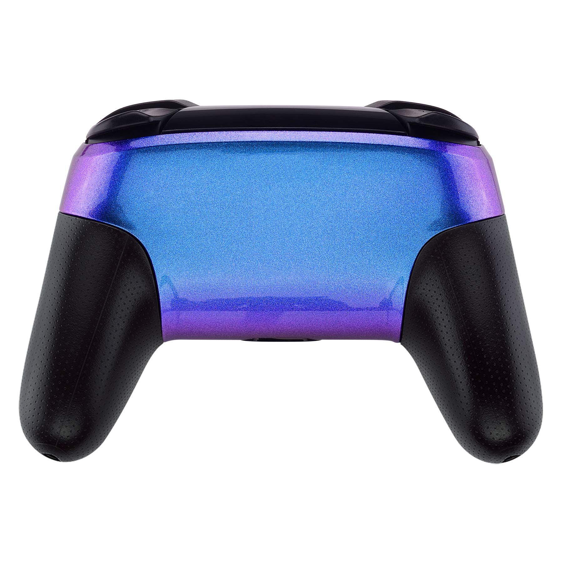 eXtremeRate Replacement Shell for Nintendo Switch Pro Controller - Customizable Front & Back Cover in Chameleon Purple Blue (Controller Not Included) | Perfect for Gaming, DIY Mods & Personalization