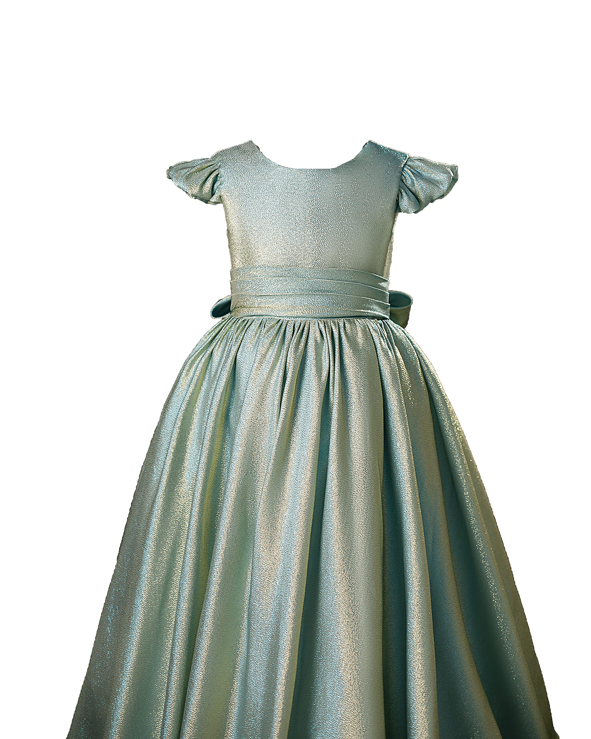 Sparkly Flower Girl Dress for Girls - Shiny Princess Bridesmaid Dress for Christmas, Holiday & Wedding Parties | Perfect for Pageants, Ceremonies & Special Occasions
