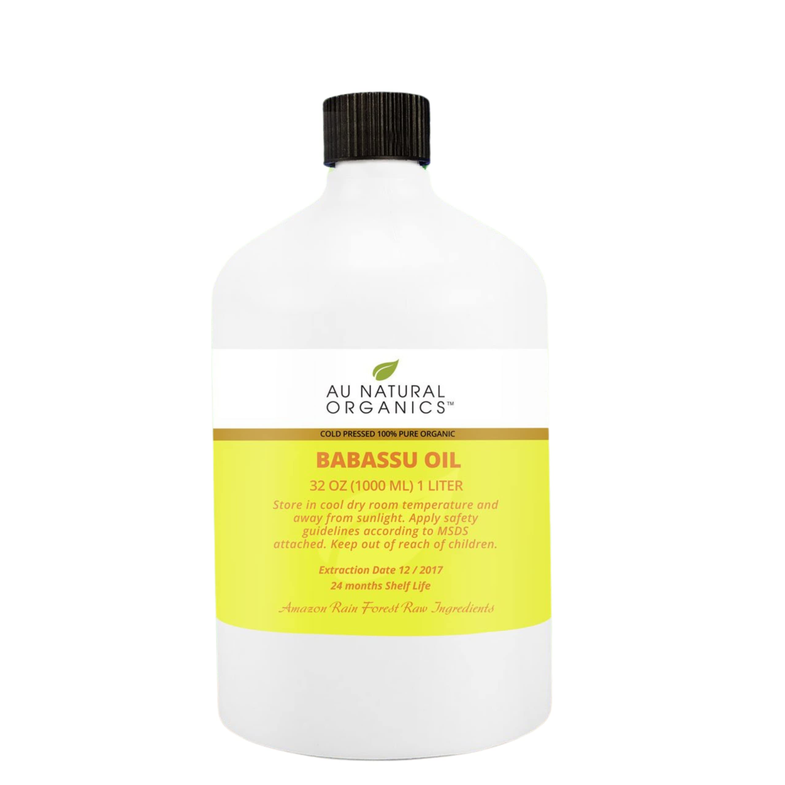 Organic Cold-Pressed Babassu Oil for Skin, Hair & Body Care - Natural Moisturizer to Reduce Wrinkles & Repair Split Ends | Pure Carrier Oil for DIY Beauty & Cooking | Perfect for Massage, Hair Treatments & Healthy Recipes