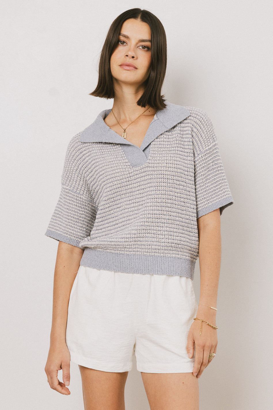 Liv Striped Sweater for Women - Soft Knit Pullover with Long Sleeves - Casual & Cozy Fall Winter Fashion - Perfect for Office, Date Night and Weekend Outfits