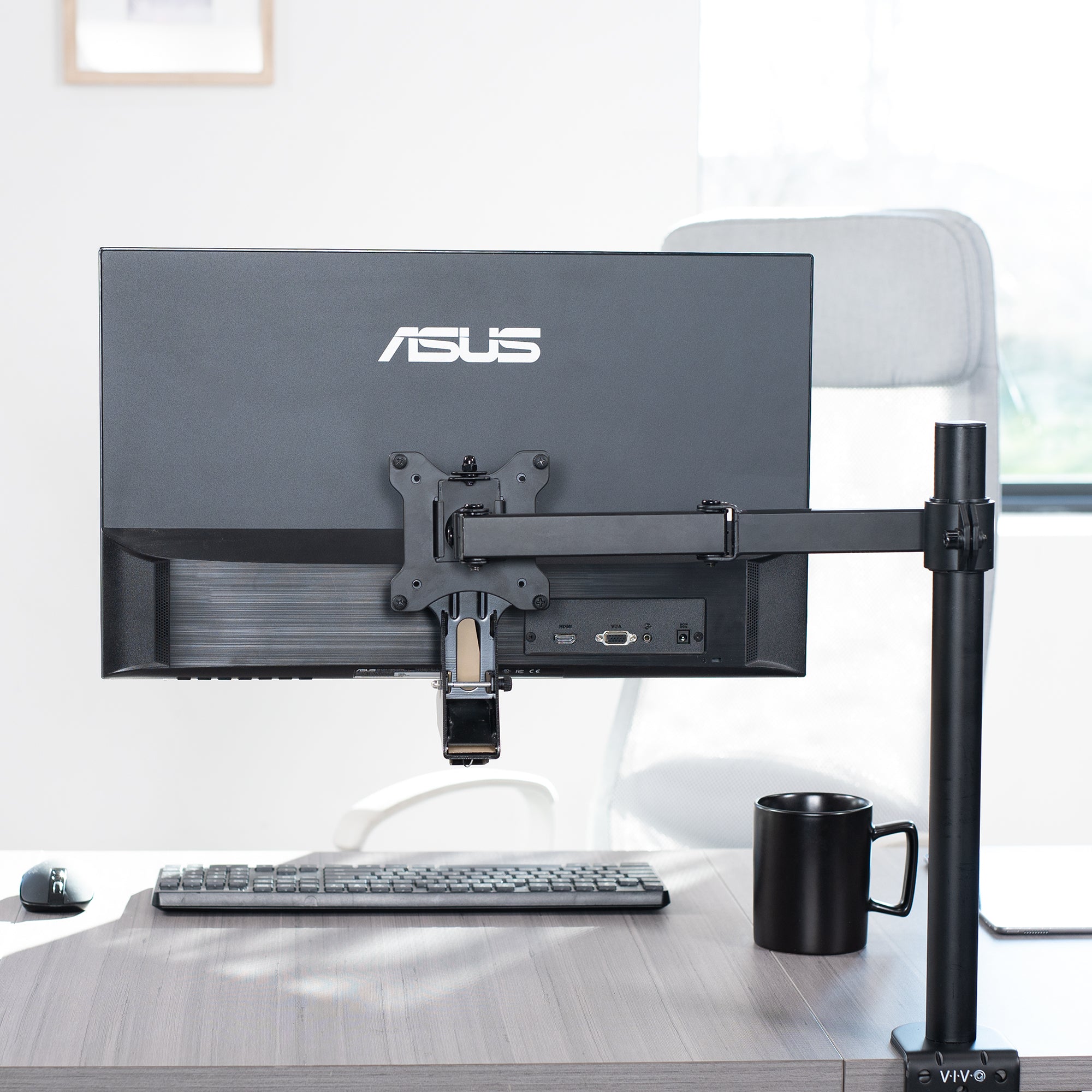 VESA Mount Adapter for ASUS Monitors - 75x75 & 100x100mm Bracket Compatible with ASUS Gaming & Office Screens - Perfect for Wall Mounting & Multi-Monitor Setups