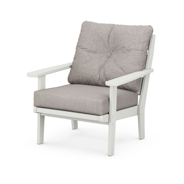 POLYWOOD Lakeside Deep Seating Outdoor Chair - Durable All-Weather Adirondack Style Patio Furniture for Poolside, Garden & Backyard Relaxation