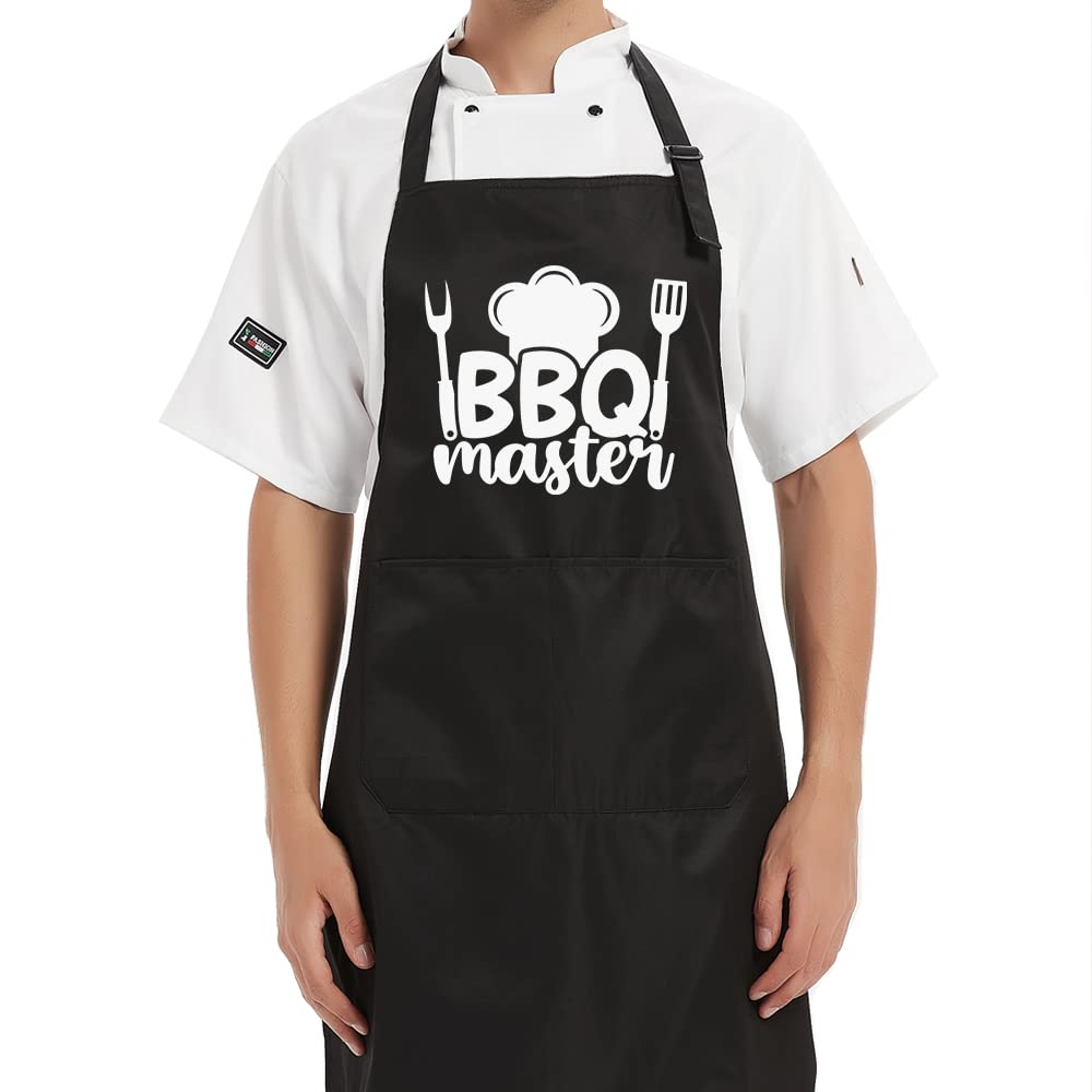 Funny Kitchen Apron - Waterproof Cooking Apron for Home & Restaurants - Chef & BBQ Apron - Perfect Gift for Mom, Dad & Chefs - Ideal for Cooking, Baking, Grilling & Holiday Gifts