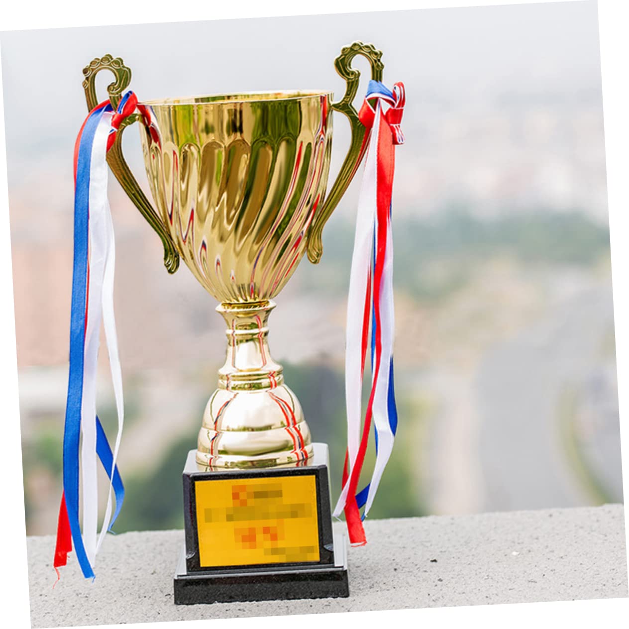SWAYVES 3-Pack Customizable MVP Trophy Set - Soccer, Basketball & Tournament Awards with Medals - Perfect for Sports Competitions, School Events & Championship Ceremonies