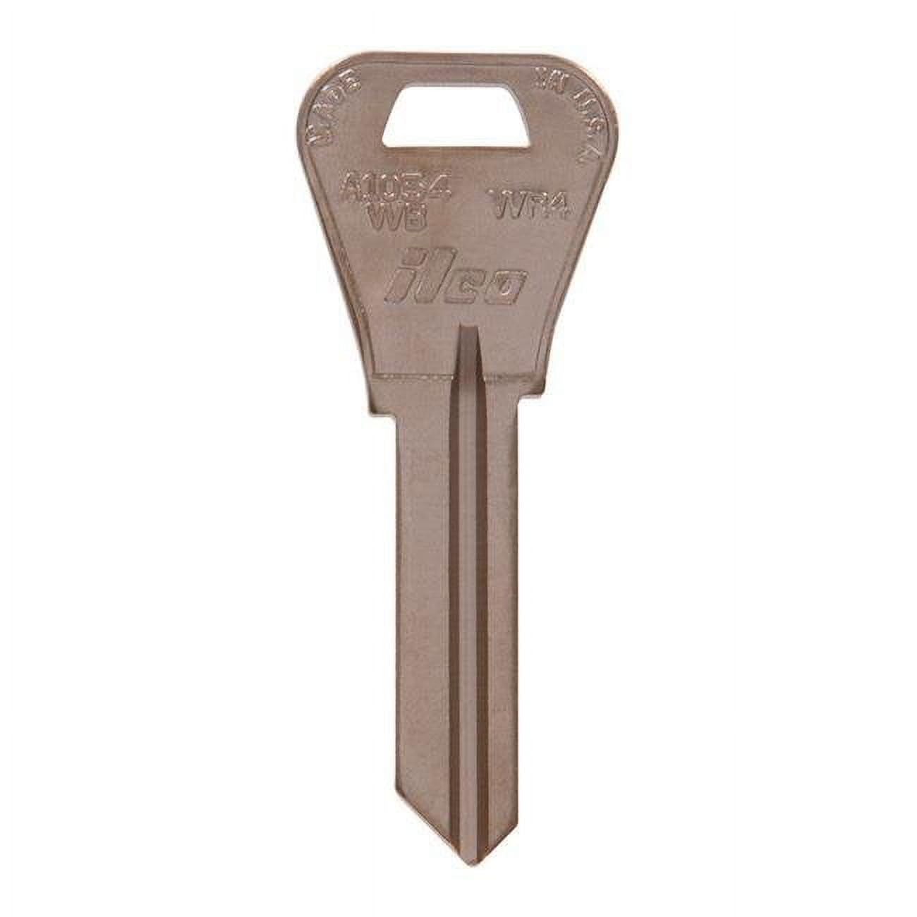 Hillman Universal Key Blank - Single Sided for House & Office Keys | Compatible with Most Standard Locks (Home, Business, Apartment, Mailbox)