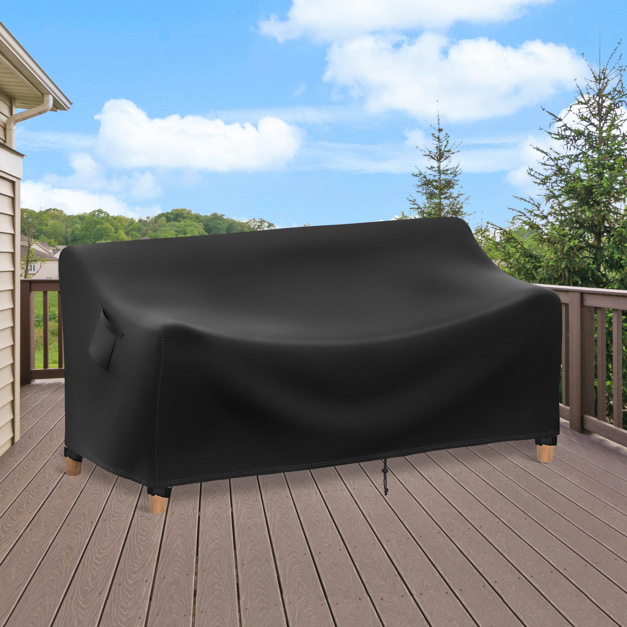 Heavy Duty 900D Waterproof Outdoor Furniture Cover for 3-Seater Sofa, Bench & Table - 79