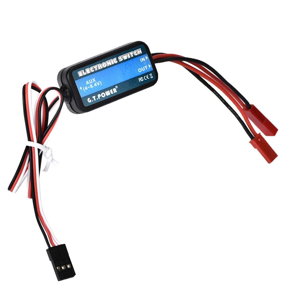 Dilwe RC Car G.T. Power Switch - Replacement & Upgrade Electric Switch for 1:10 Scale RC Cars - Perfect for Off-Road Racing & RC Car Maintenance