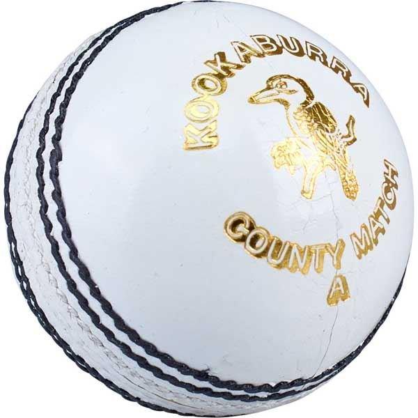 Kookaburra County Match Cricket Ball - Official Leather Cricket Ball for Professional & Amateur Matches - Perfect for Training, Games & Tournaments