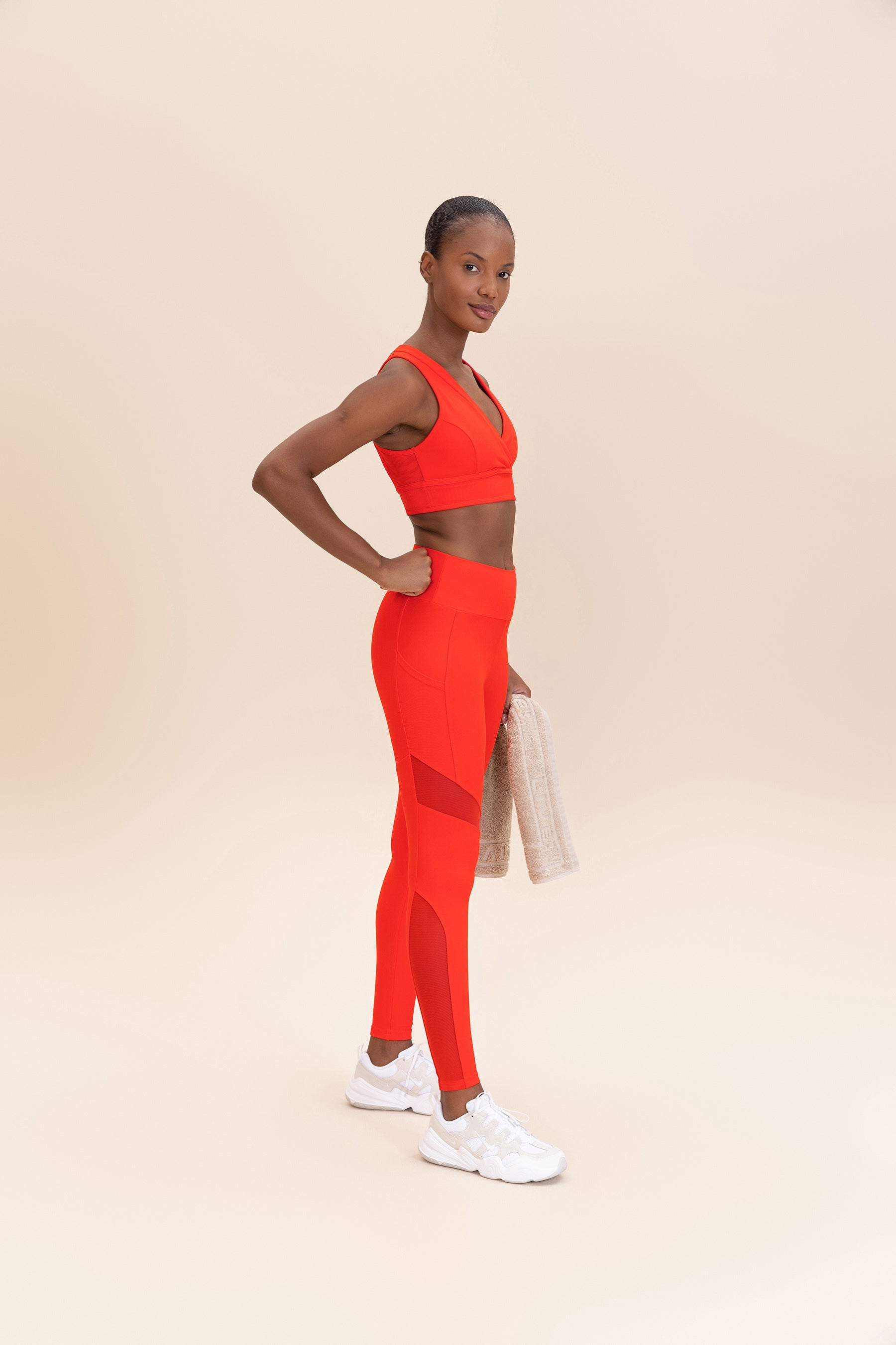 Fresher Active® High Waist Yoga Leggings for Women - Tummy Control Workout Pants - Comfortable & Stretchy Gym Leggings for Running, Pilates, and Everyday Wear