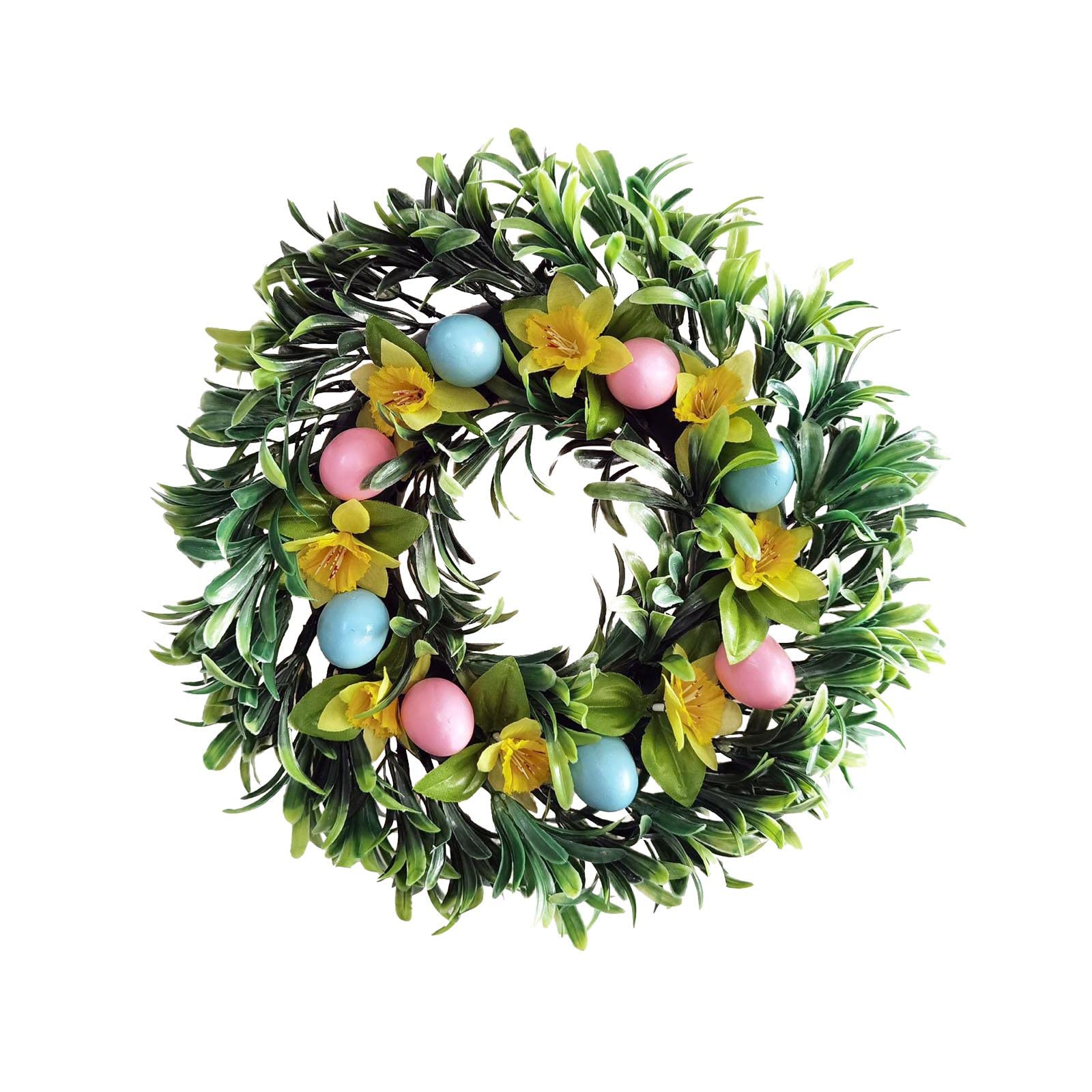 Easter Decorative Wreath - Sunflower Rattan Hanging Door Wreath for Spring Home Decor | Perfect for Easter, Christmas, and Seasonal Door Decorations