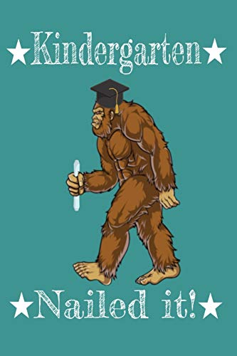 Funny Kindergarten Teacher Notebook - Bigfoot Comic Design, 6x9 Inches, 100 Pages No Bleed - Perfect Gift for Educators & Teacher Appreciation - Ideal for Lesson Planning, Journaling & Classroom Notes