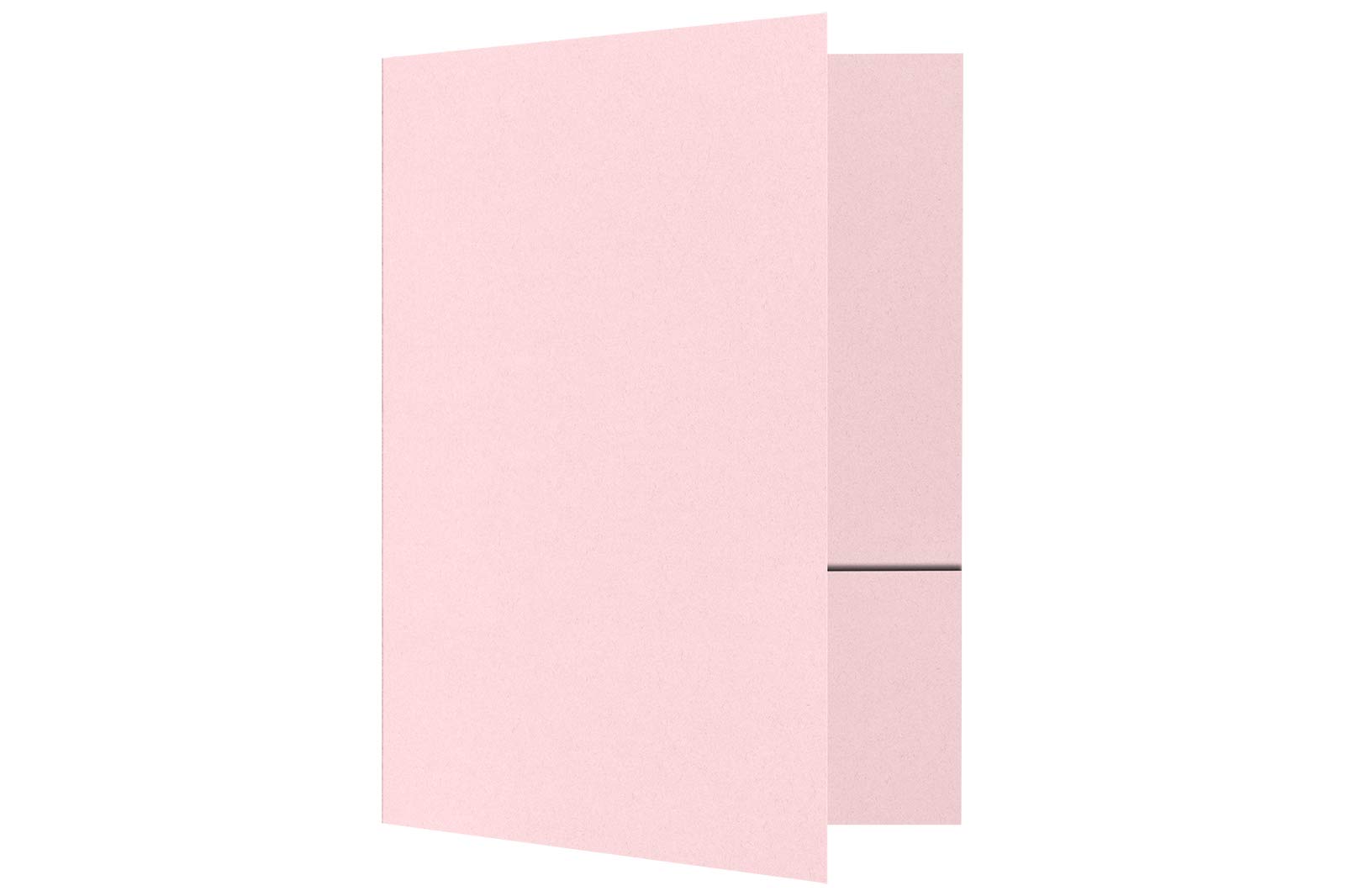 Premium 9 x 12 Presentation Folders - 100 lb. Candy Pink with 2 Pockets - Holds Standard 8.5 x 11 Paper - Ideal for Business Documents, School Reports, Brochures & Professional Presentations - 50 Pack (Light Pink) - Perfect for Office, School & Corporate Use