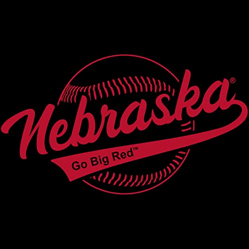 Script Nebraska Baseball - Black