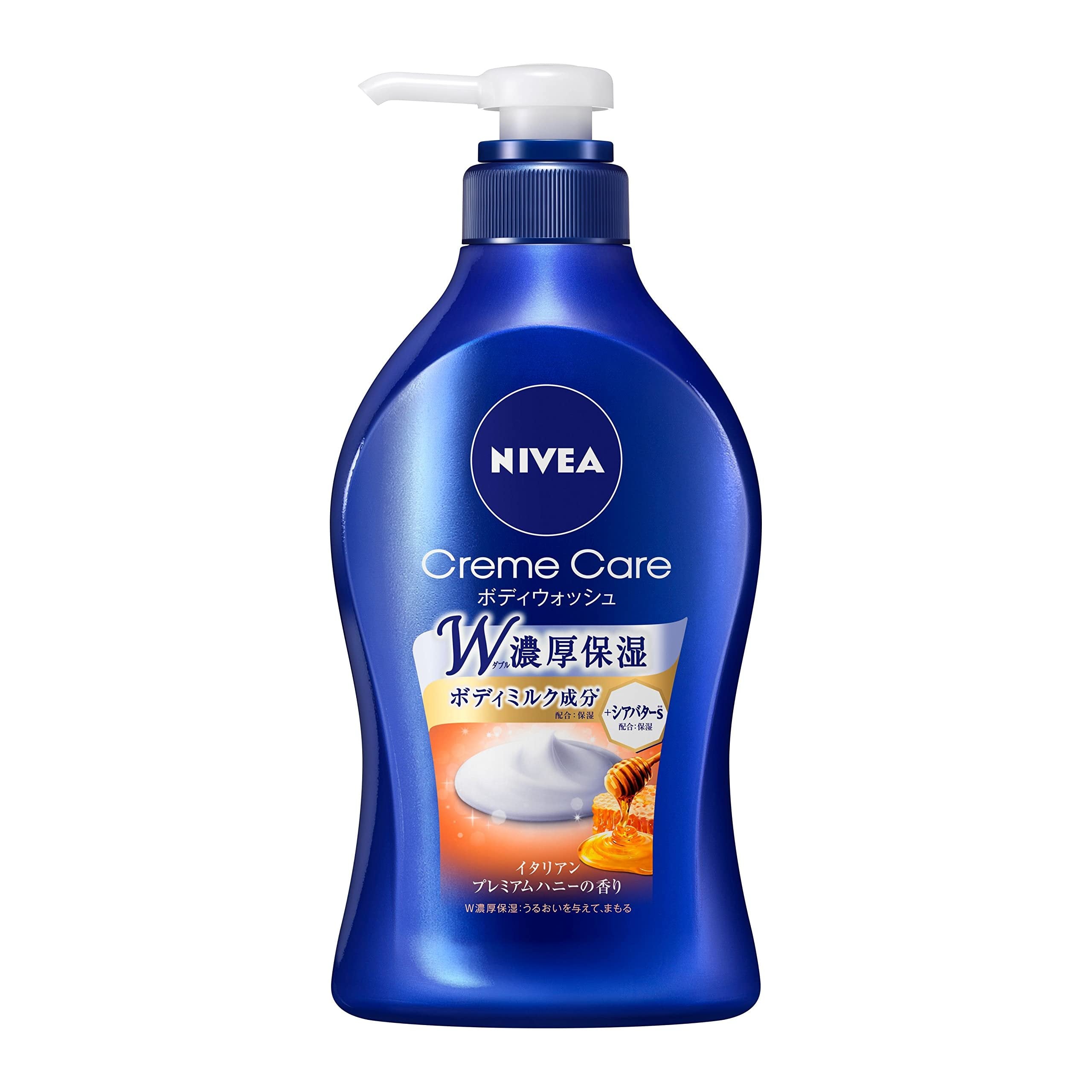 Nivea Creme Care Intensive Moisturizing Honey Milky Body Wash 480ml - Deep Hydration for Dry Skin | Shower & Bath Essential for Soft, Smooth Skin