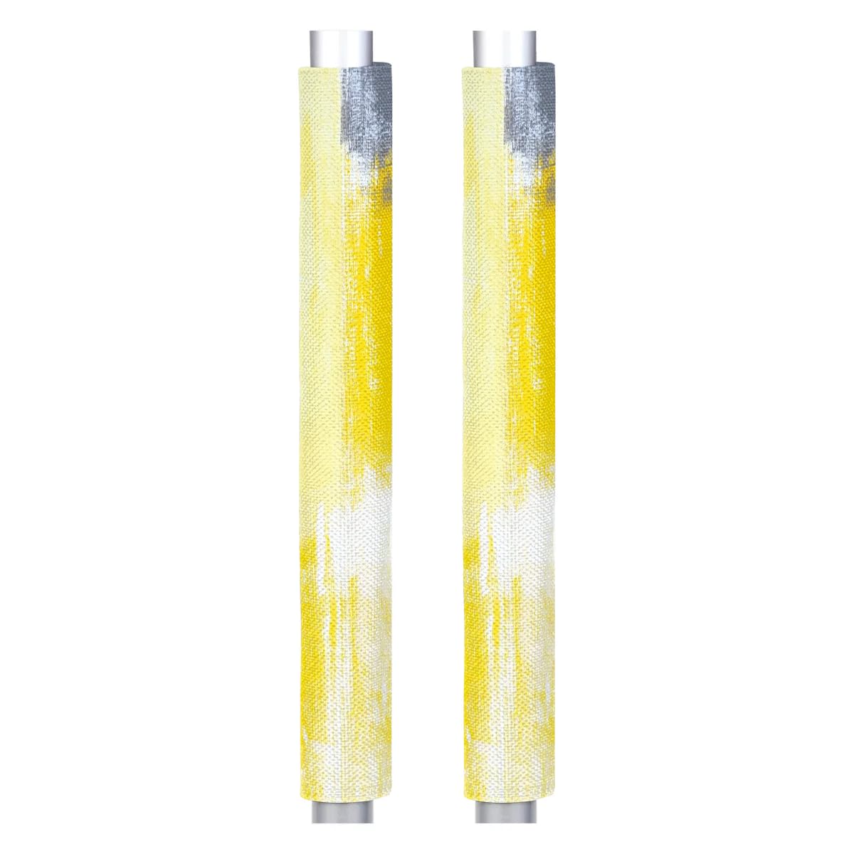 Yellow Modern Art Refrigerator Door Handle Covers (Set of 2) - Washable Kitchen Appliance Handle Protectors for Fridge, Microwave, Dishwasher & Oven - Food & Oil Stain Resistant - Perfect for Home, Kitchen & Office Decor