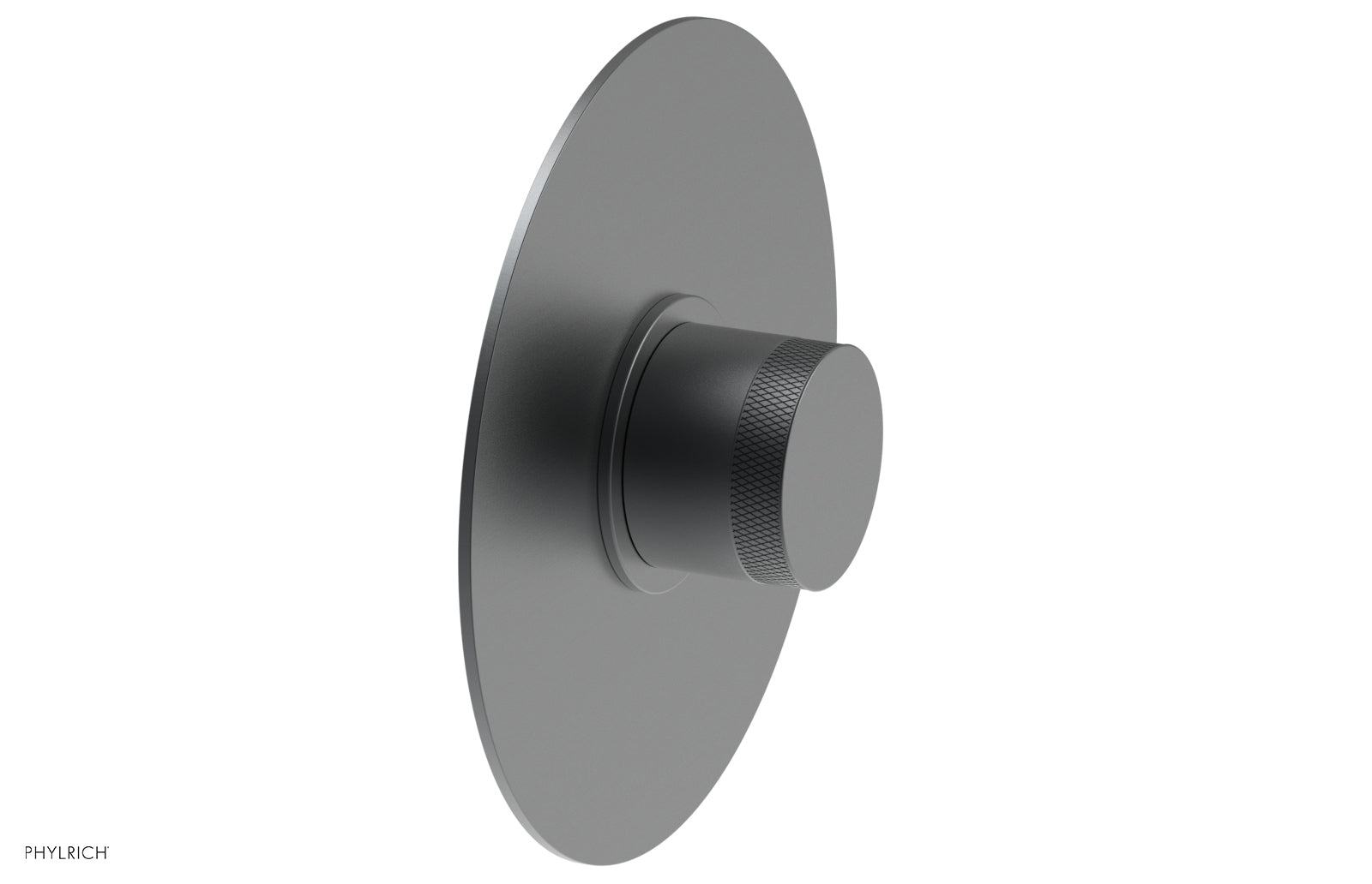 BASIC II Pressure Balance Round Shower Plate & Handle Trim Kit with Knurled Handle - 4 180 GPM Flow Rate - Perfect for Bathroom Renovation and Modern Home Upgrade
