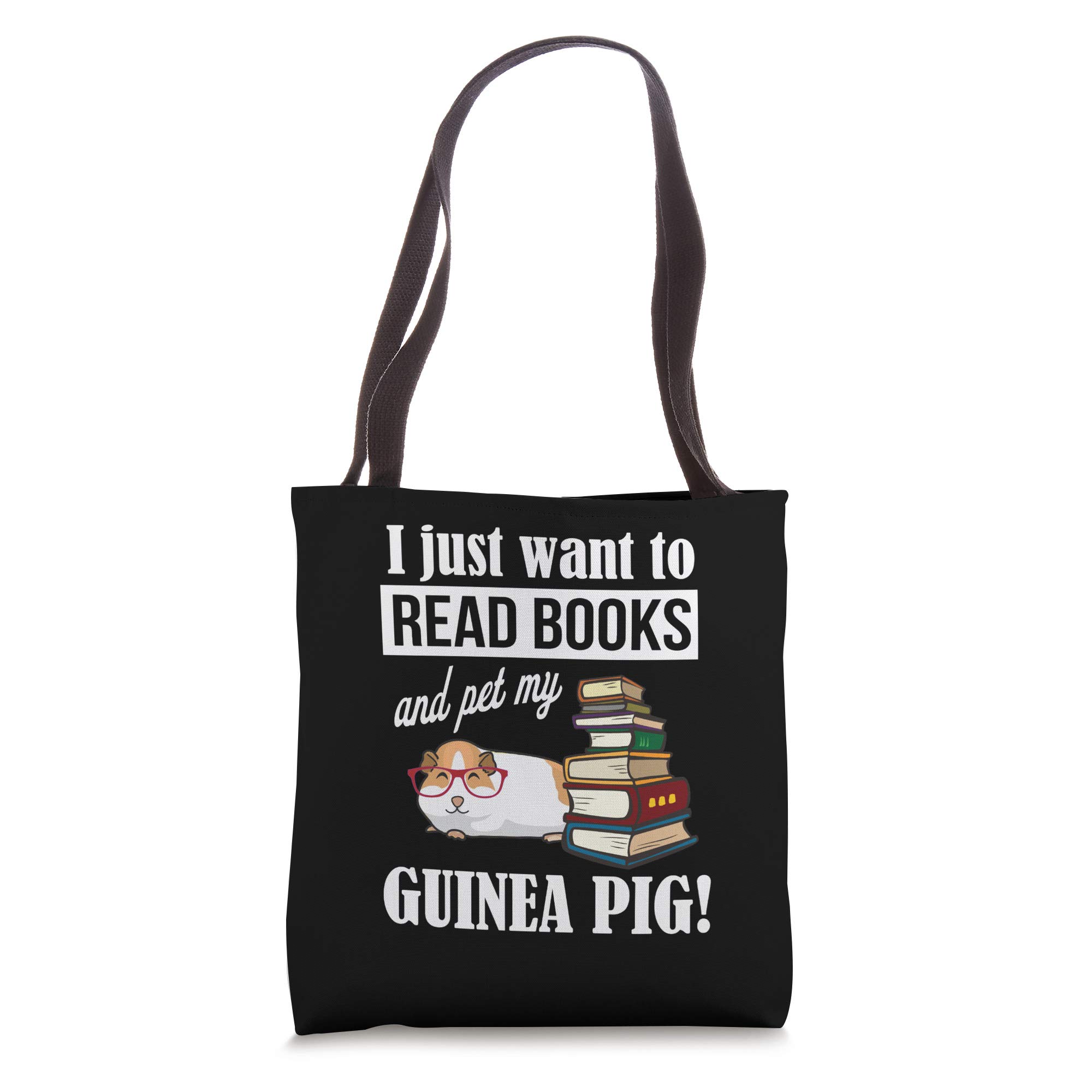 Cute Guinea Pig Tote Bag for Women - Large Canvas Shopping Bag with Pockets - Perfect for Grocery Shopping, Beach Trips & Daily Use