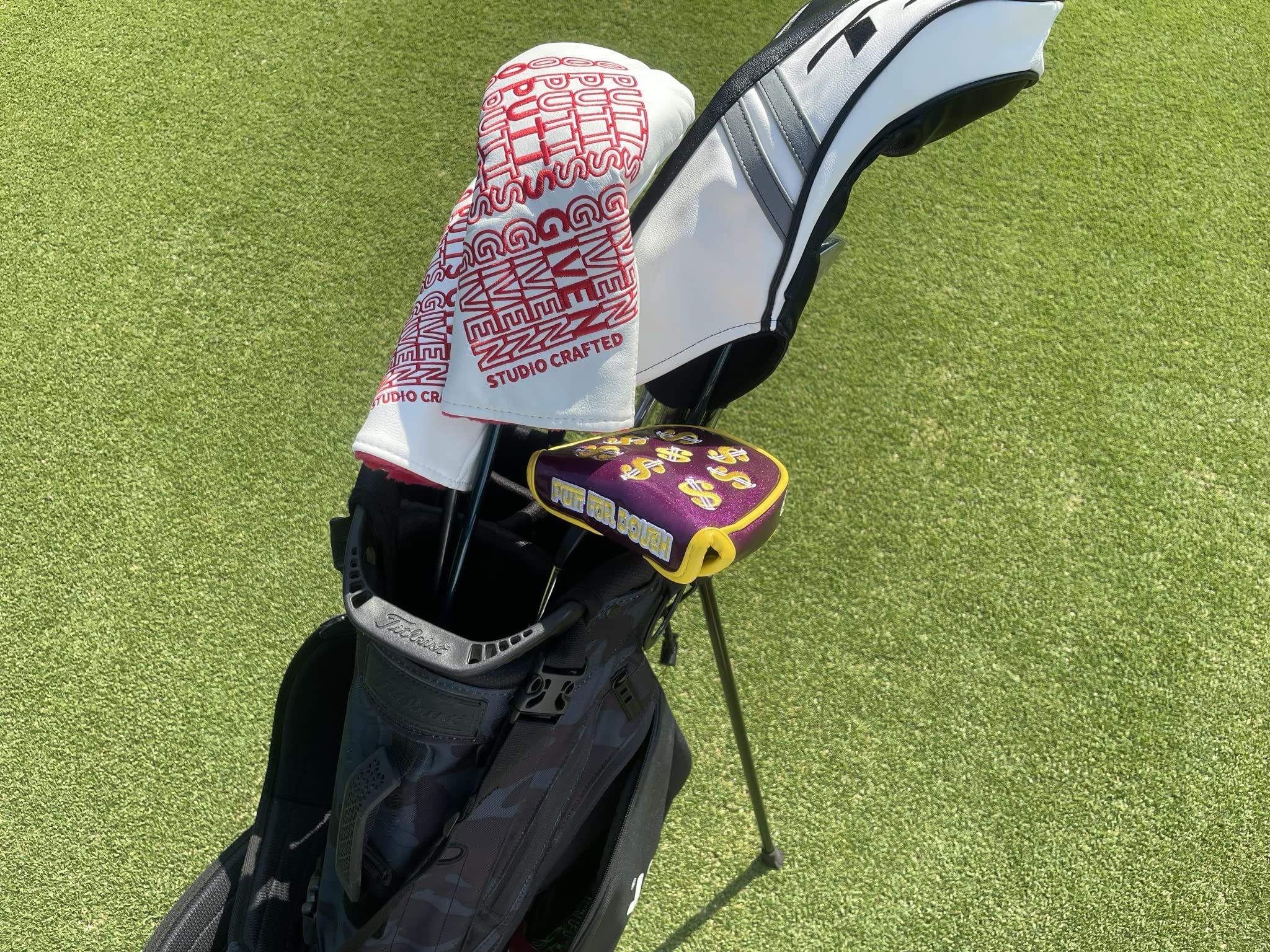 Premium Magnetic Closure Golf Putter Cover for Mallet Putters – Durable & Stylish Headcover for Golf Enthusiasts | Perfect for Practice, Tournaments & Course Play