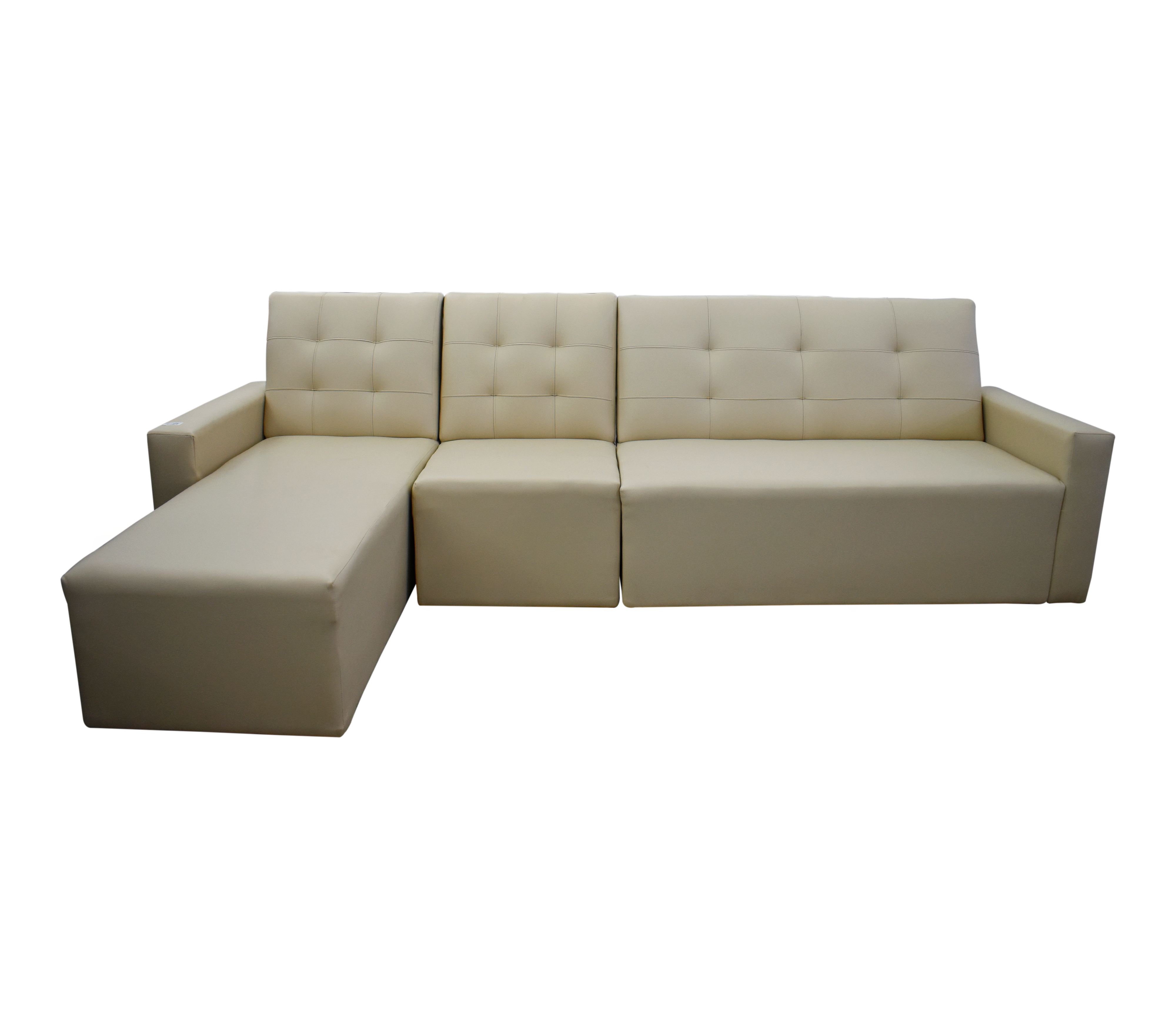 Nohemi Faux Leather Sofa Set - 1 & 2 Seater Loveseat with Chaise Lounge | Modern Living Room Furniture for Small Spaces | Perfect for Apartments, Condos and Cozy Homes
