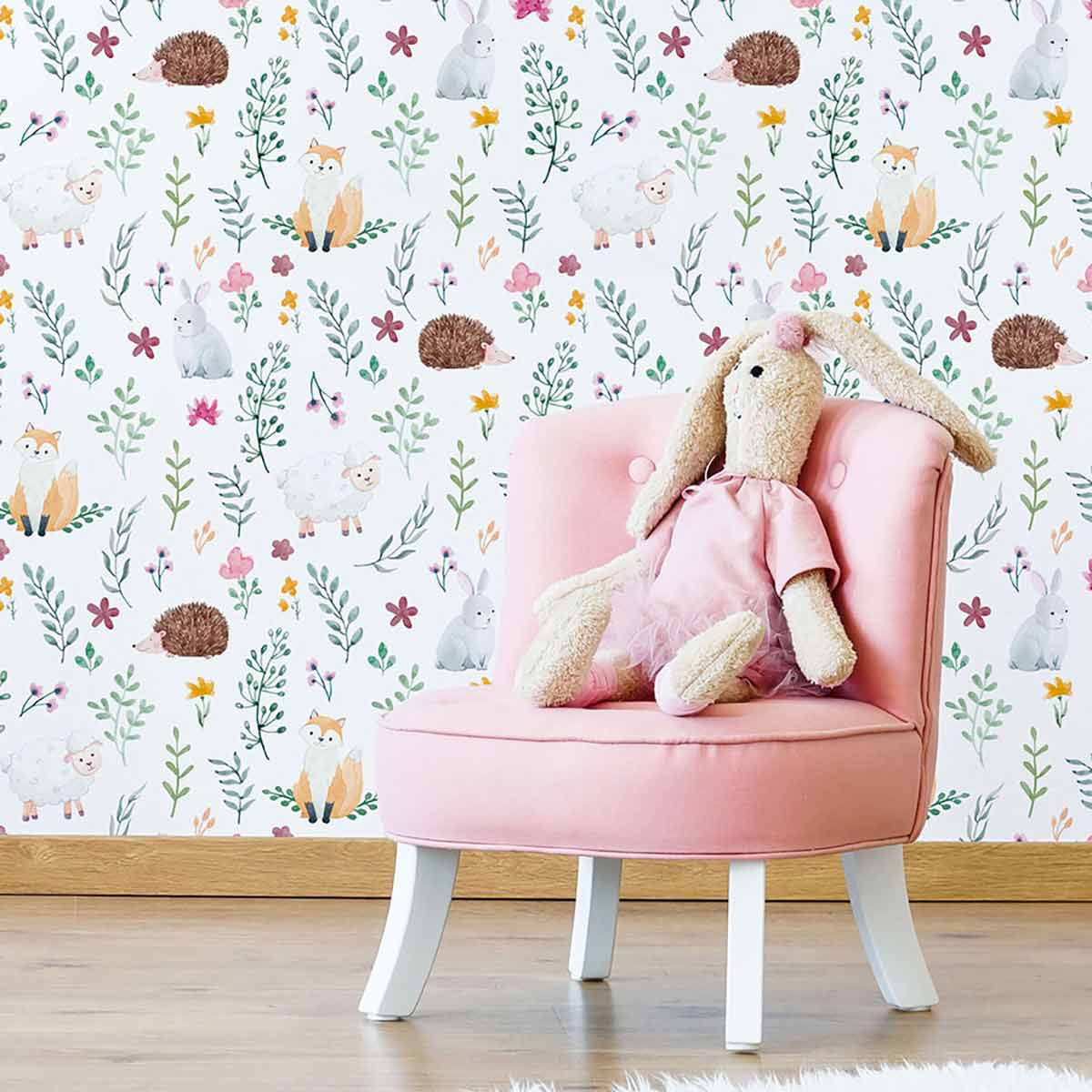 Green Forest Peel and Stick Removable Wallpaper 6928 - Self-Adhesive Nature Themed Wall Decor for Bedroom, Nursery & Living Room
