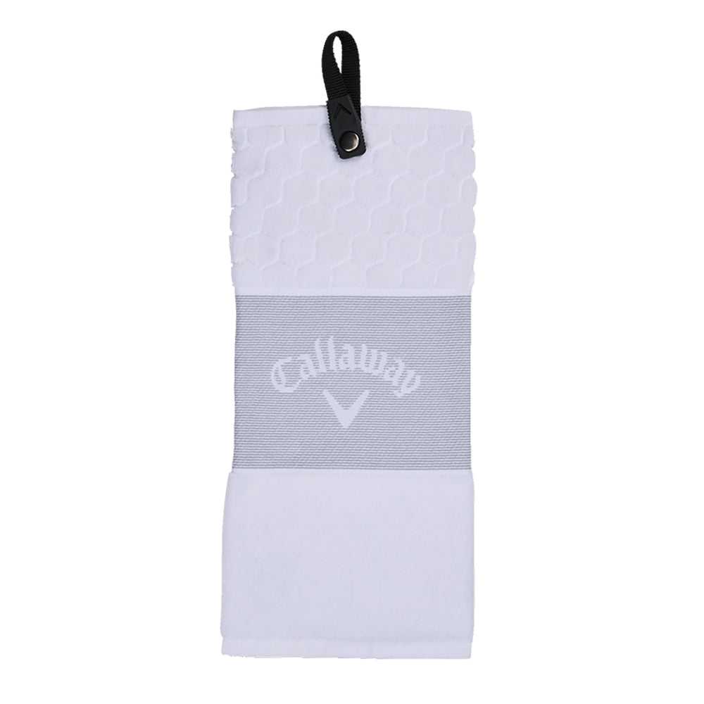 Callaway Tri-Fold Golf Towel - Premium Microfiber Golf Towel for Golfers - Perfect for Golf Course, Driving Range & Outdoor Sports