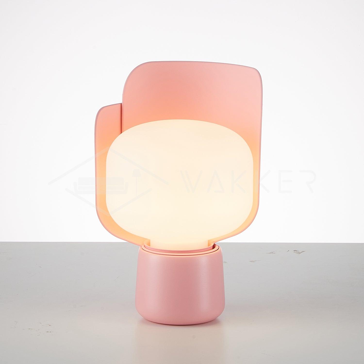 Elegant Petals Glass Table Lamp - Modern Home Decor for Bedroom, Living Room & Office - Soft Ambient Lighting for Relaxation & Cozy Atmosphere