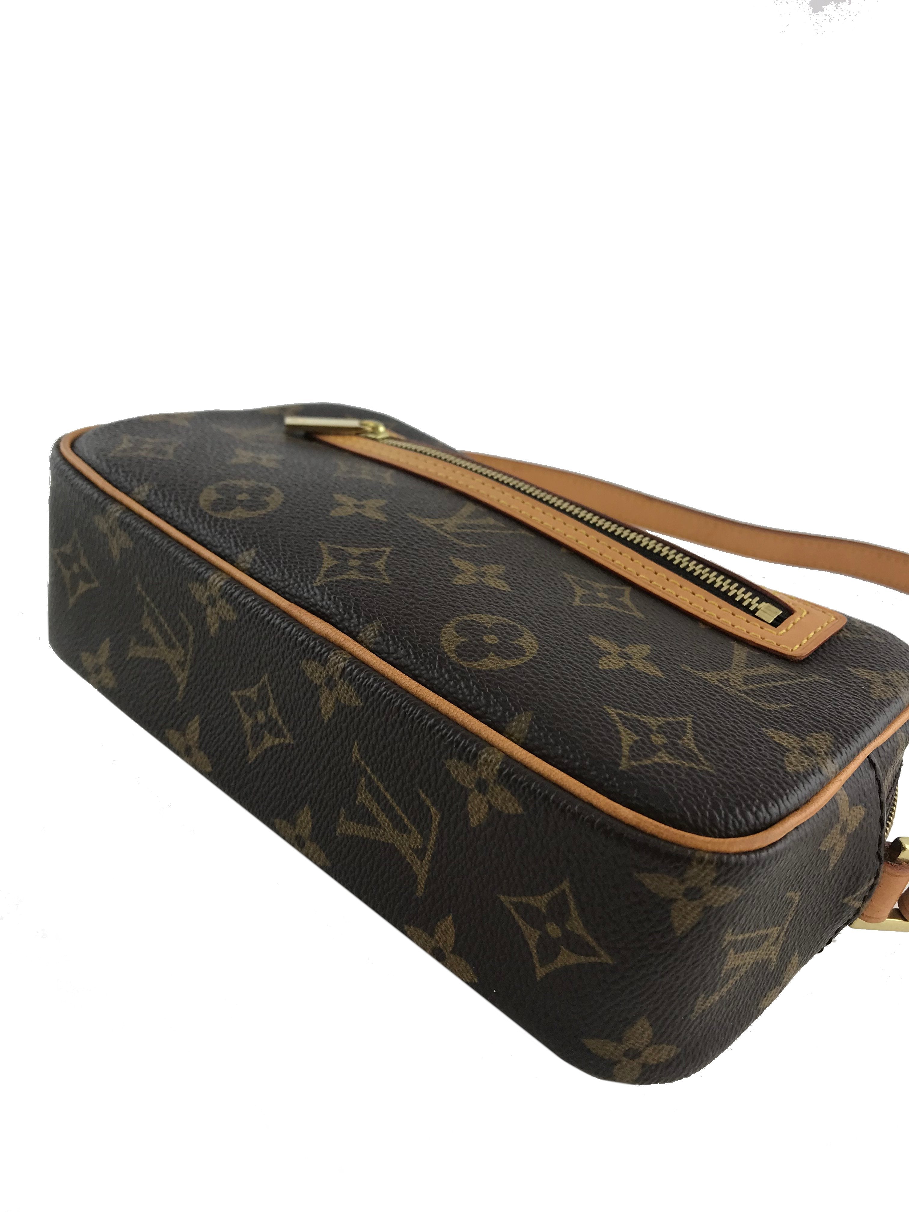 Authentic Louis Vuitton Pochette Cite Monogram Canvas Crossbody Bag - Luxury Designer Handbag for Women, Perfect for Date Night & Evening Events