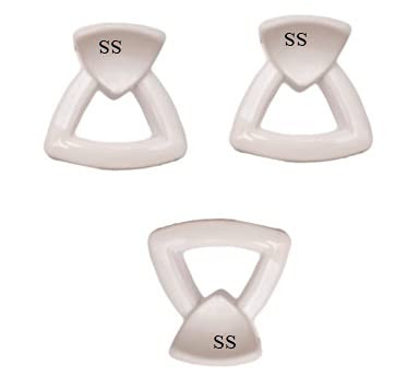 Stylish Medium Hair Clips for Women - Pack of 3 White Hair Clutchers for Daily Use | Perfect for Work, School & Casual Styling (hairclip_SFB1)