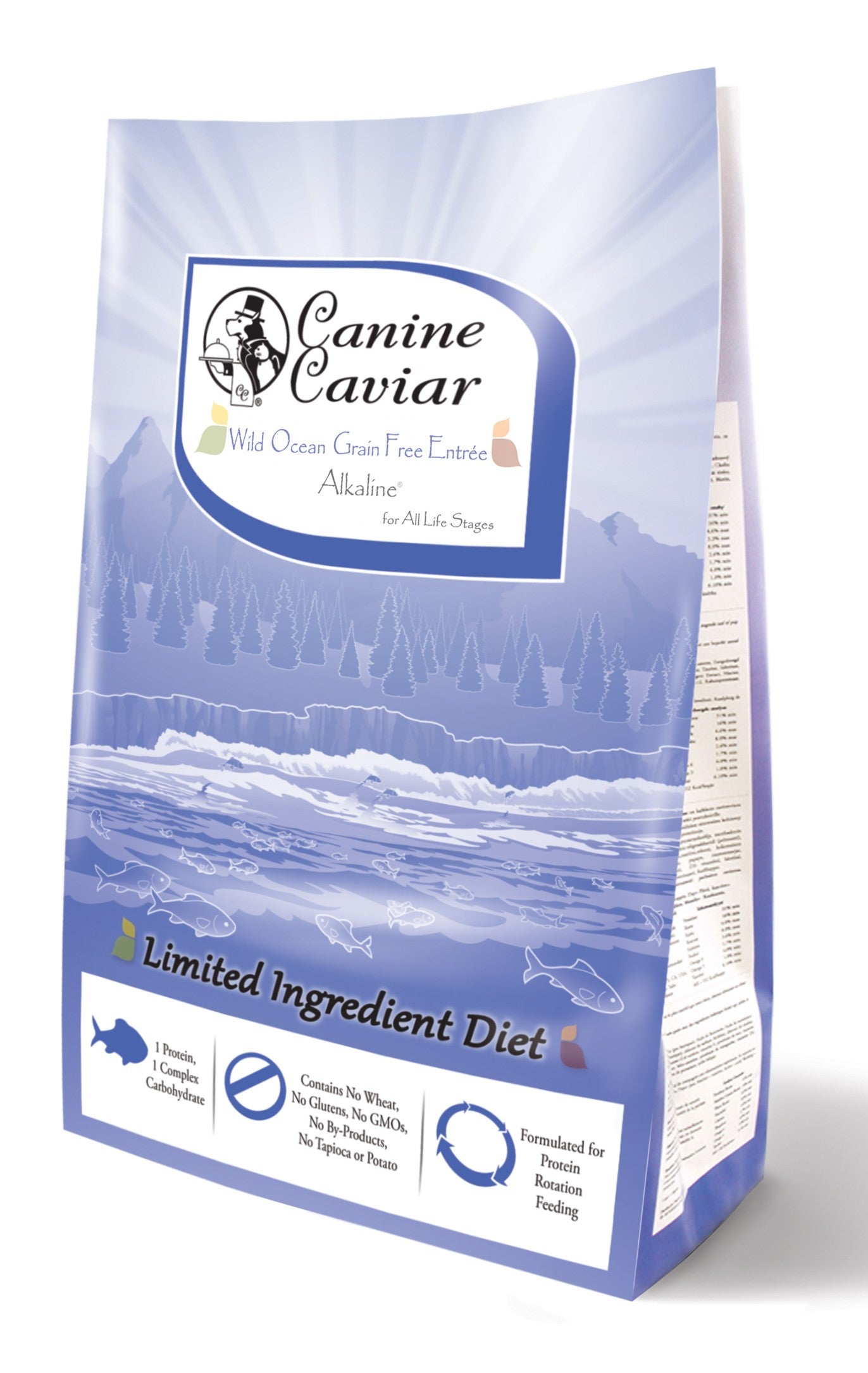 Canine Caviar Grain-Free Dry Dog Food - Wild Ocean Herring Recipe for Small & Large Breeds | High Protein, Omega-3 Rich Kibble for Healthy Skin & Coat | Perfect for Active Dogs & Sensitive Stomachs
