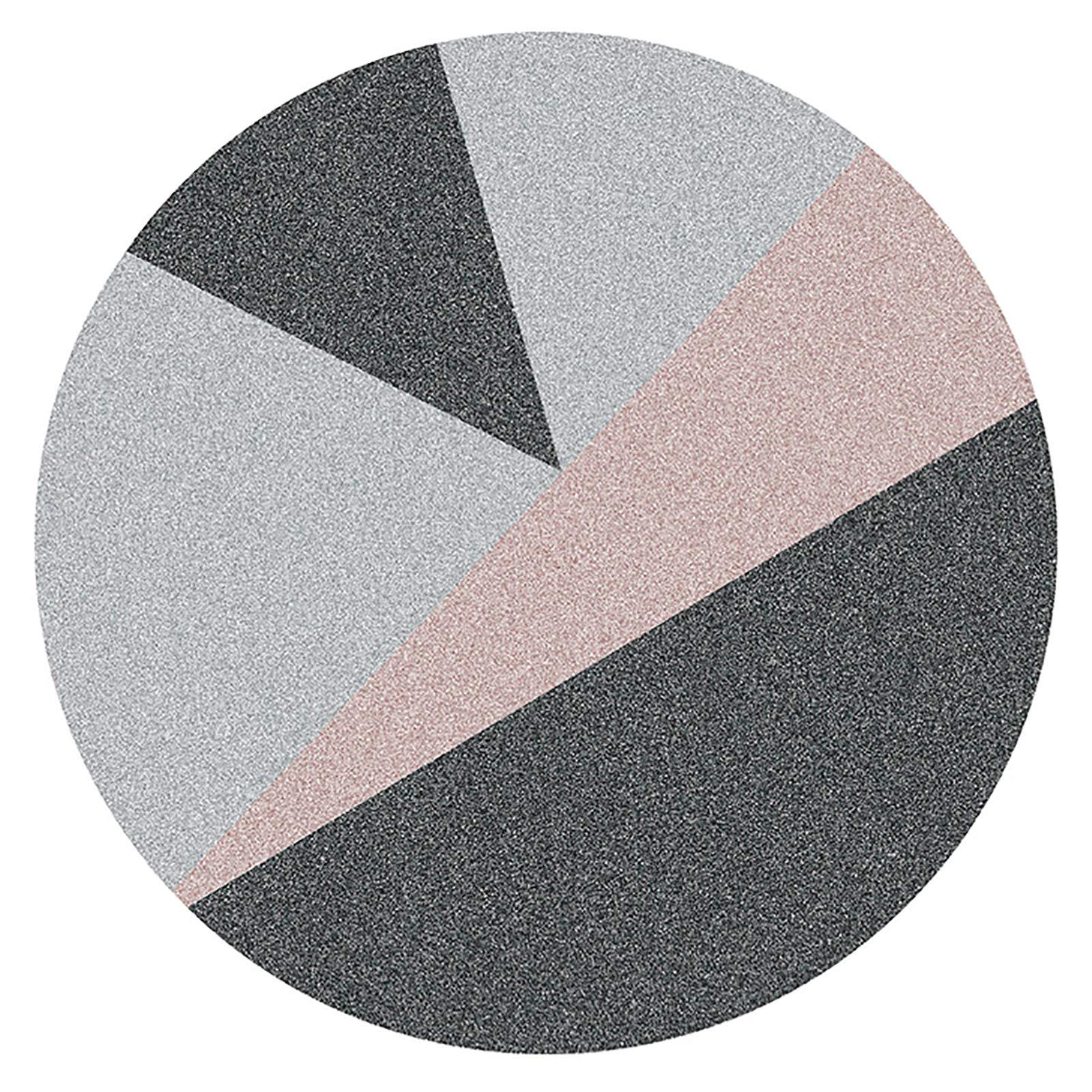 Durable WSC Office Chair Floor Protector Mat - 39 Inch Round Carpet Cushion for Computer Desk & Rolling Chairs - Heavy Duty Floor Guard for Hardwood & Carpets (100cm, Color D) - Perfect for Home Office, Gaming Setup & Workspace Protection